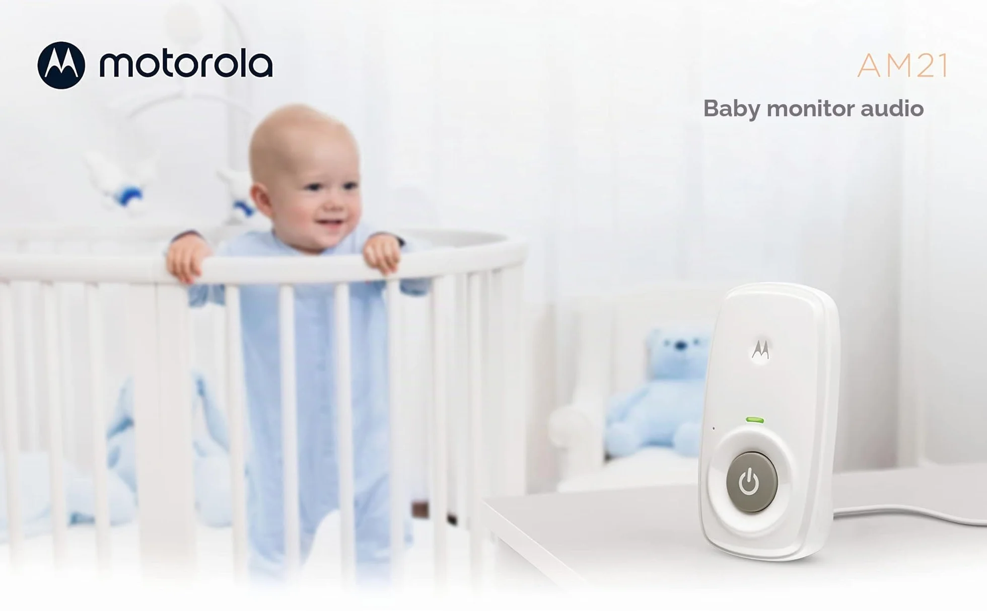 Motorola Nursery AM21/MBP21 Monitor Audio Baby DECT 300m