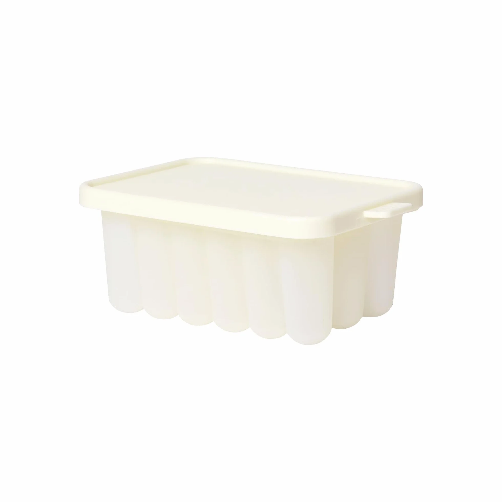 BIBS Vassoio per congelatore alimenti bambini, compatibile con distributore BIBS, anti-rovesciamento, senza BPA - Ivory