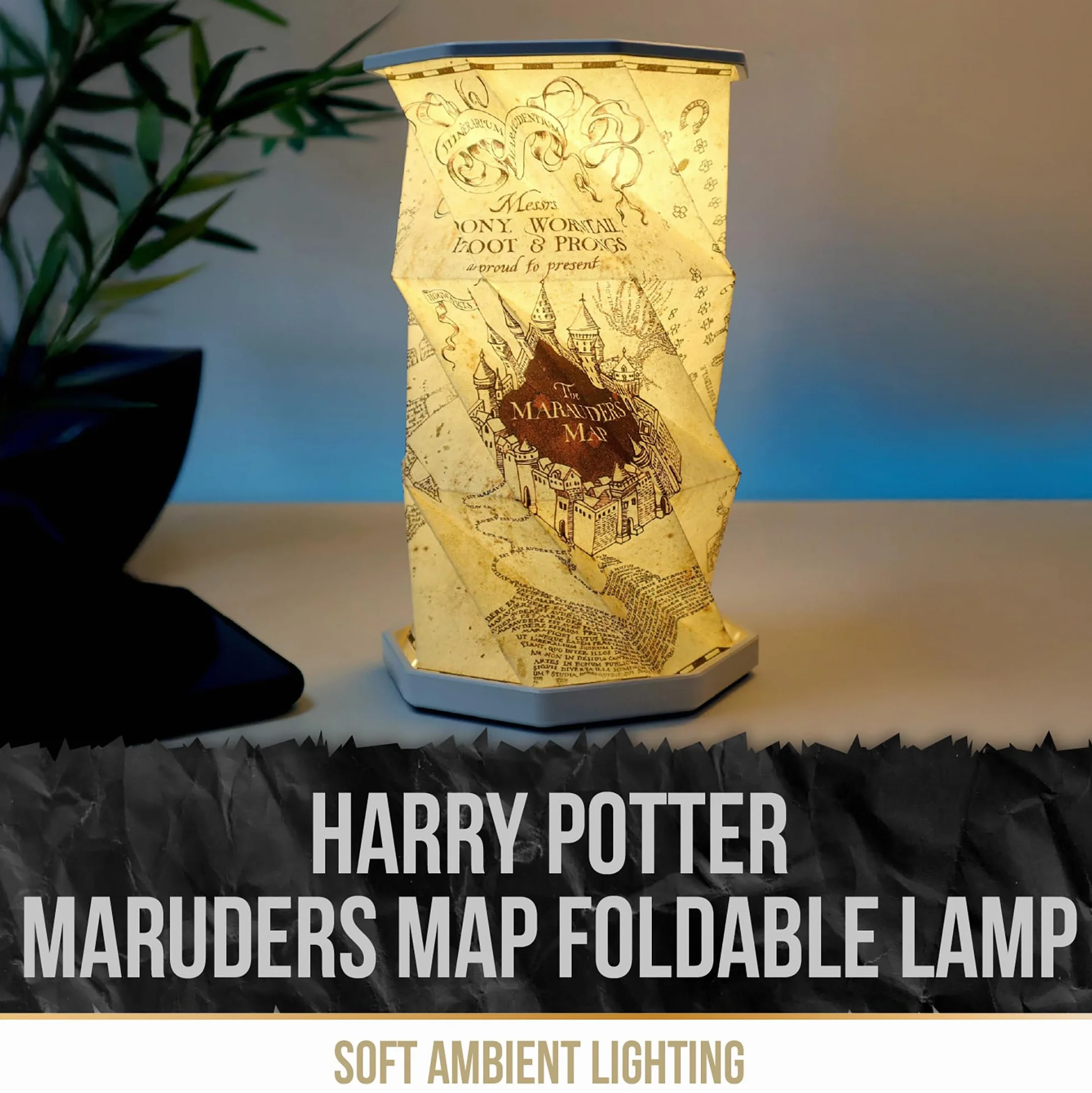 Nemesis Now Lampada a LED pieghevole da 21 cm, con funzione touch, ricaricabile USB-C, prodotto unico per i fan, regali e decorazioni per collezionisti, Harry Potter