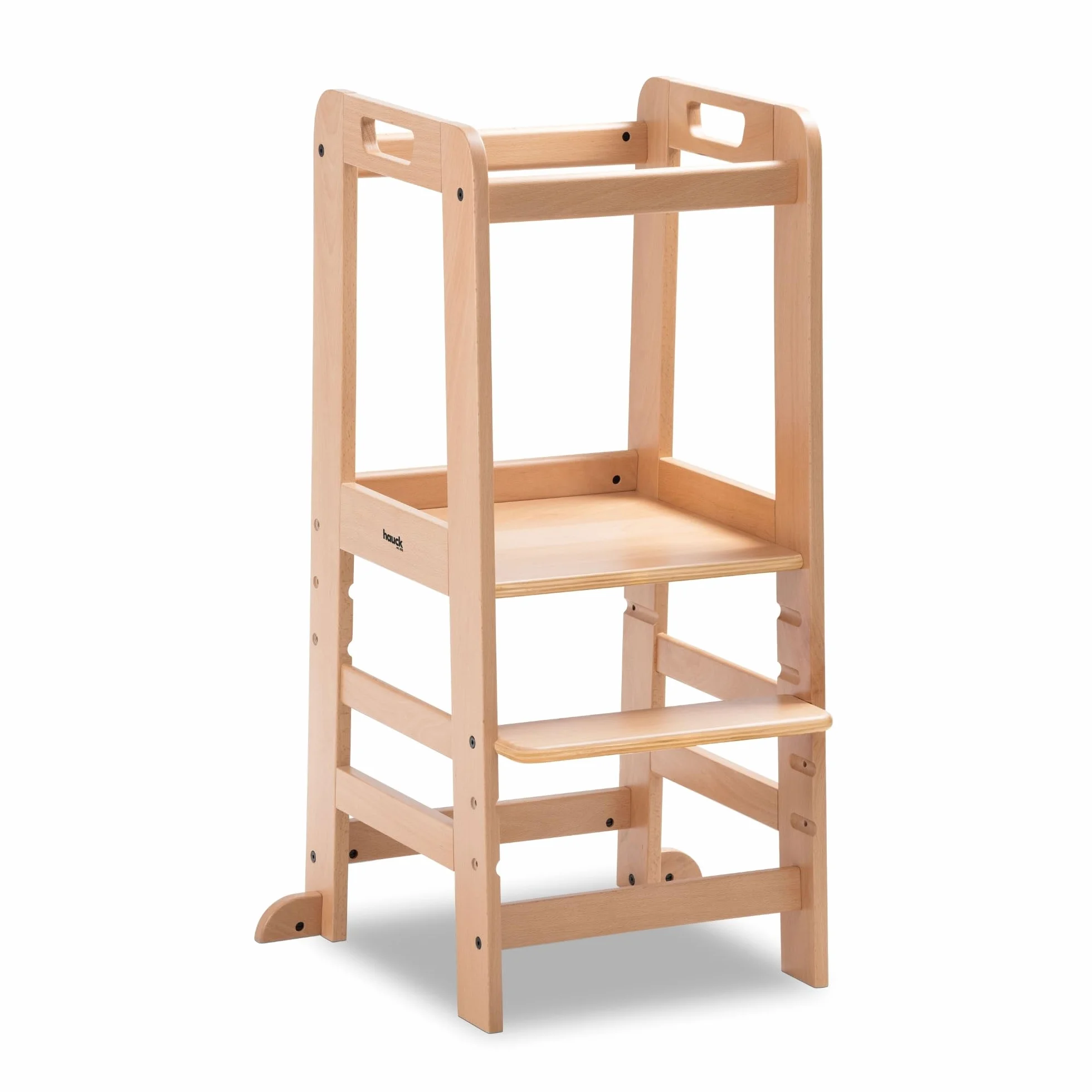 Torre Montessoriana Bambini 1 Anno 40 kg Legno Faggio Regolabile Altezza