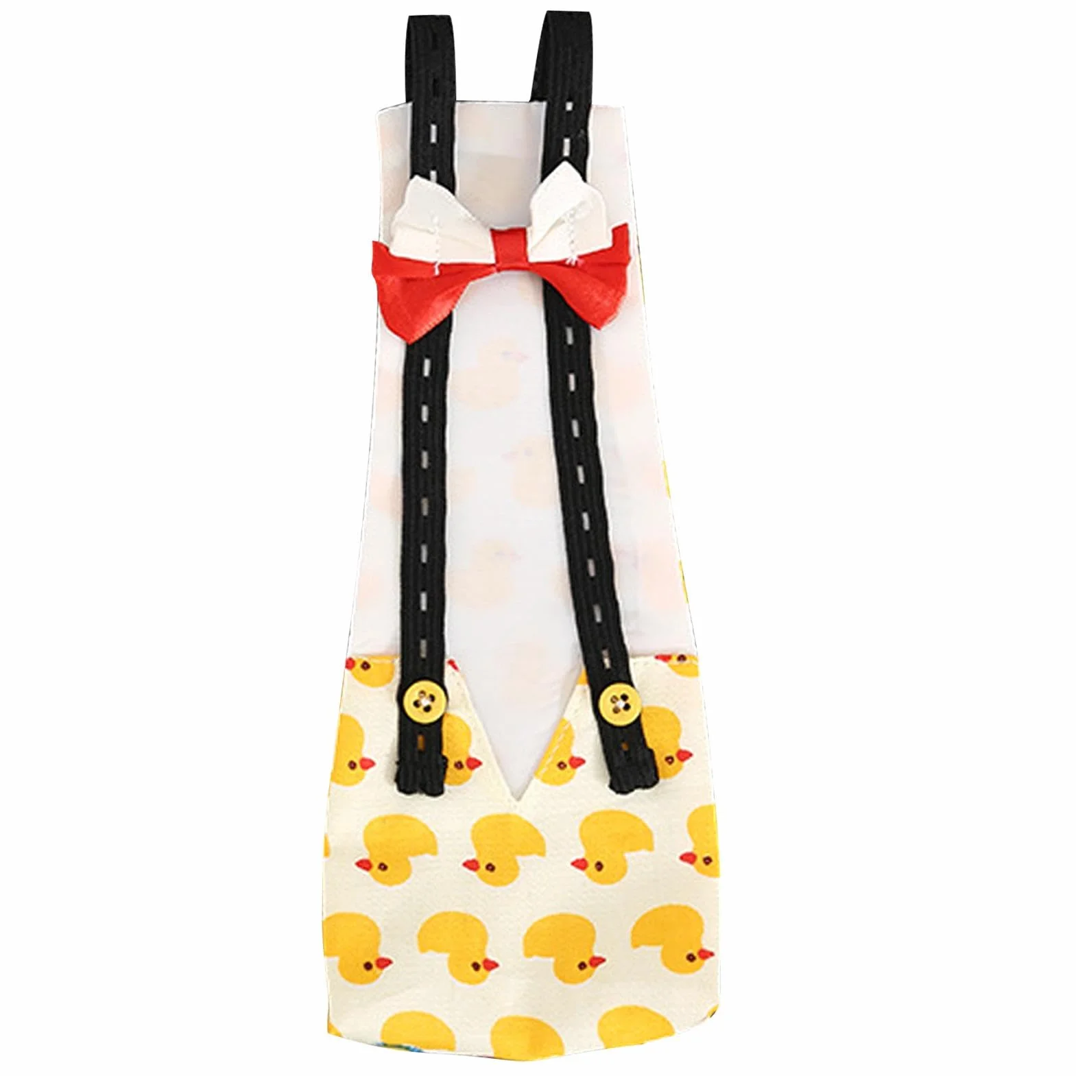 Pannolini per galline anatre riutilizzabili lavabili papillon tessuto stampato pollame domestico