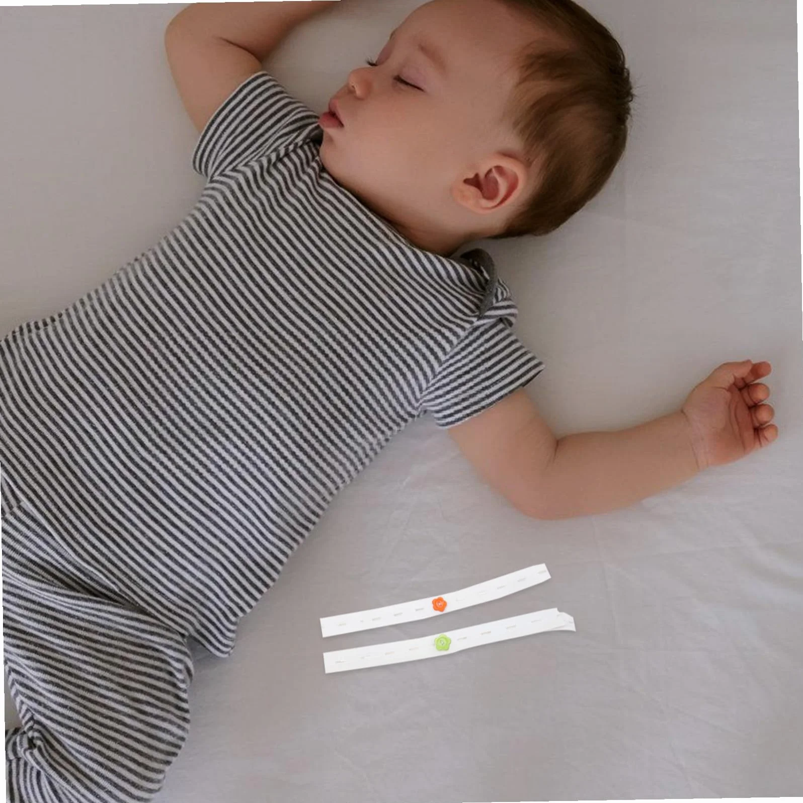 HEMOTON Fibbia Regolabile Bianca per Pannolini Elastica Resistente 40 Stili