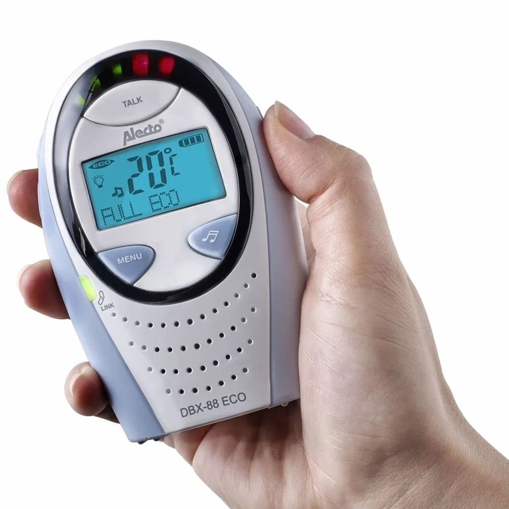 Alecto Bambino DBX-88 ECO DECT Baby Monitor Audio Babyphone con Connessione Sicura