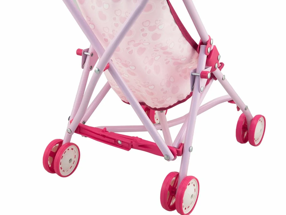 Teorema Passeggino in Metallo per Bambole con Chiusura ad Ombrello