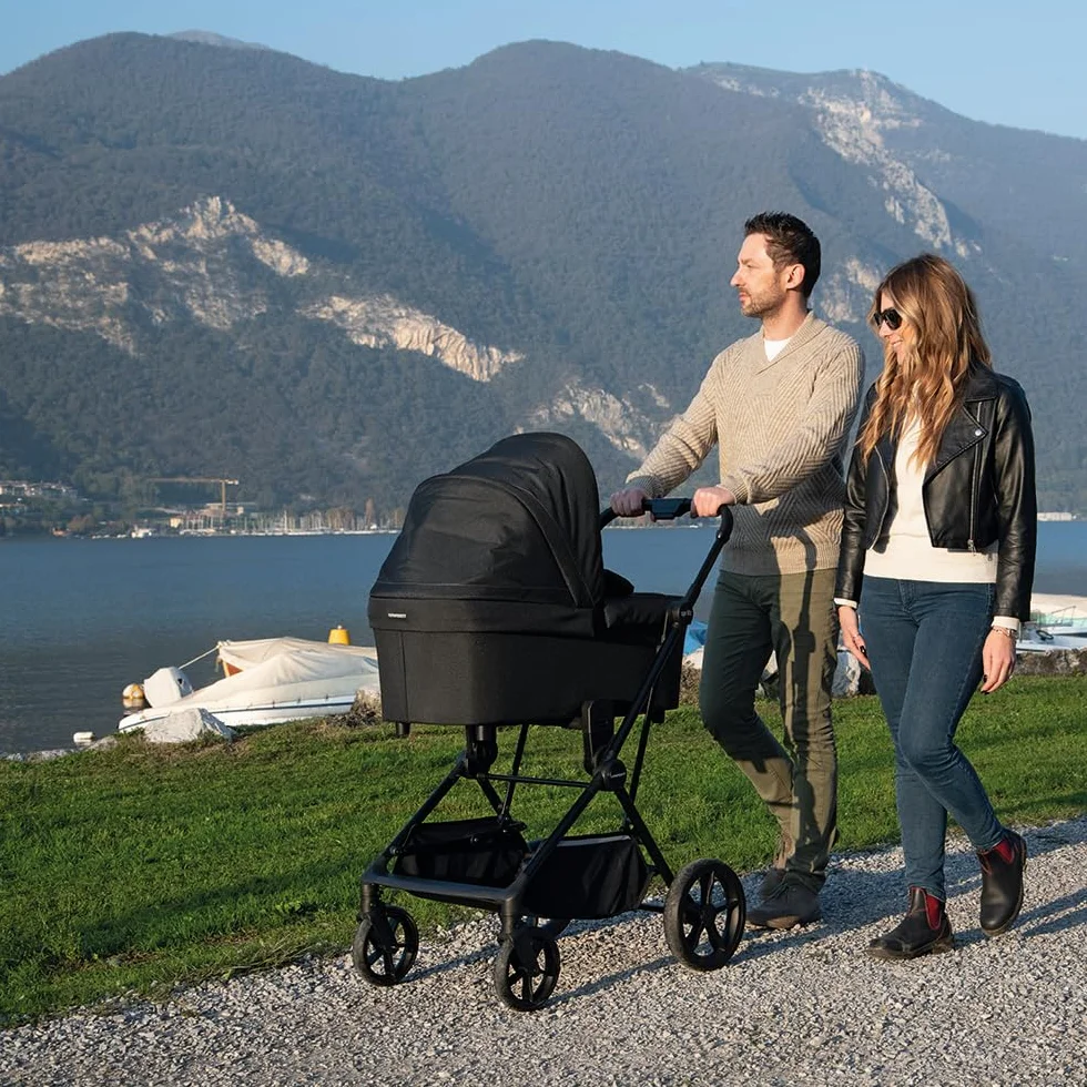 Foppapedretti Spritz I-Size System Modulare Combinato Passeggino Navicella Seggiolino Auto Titanium