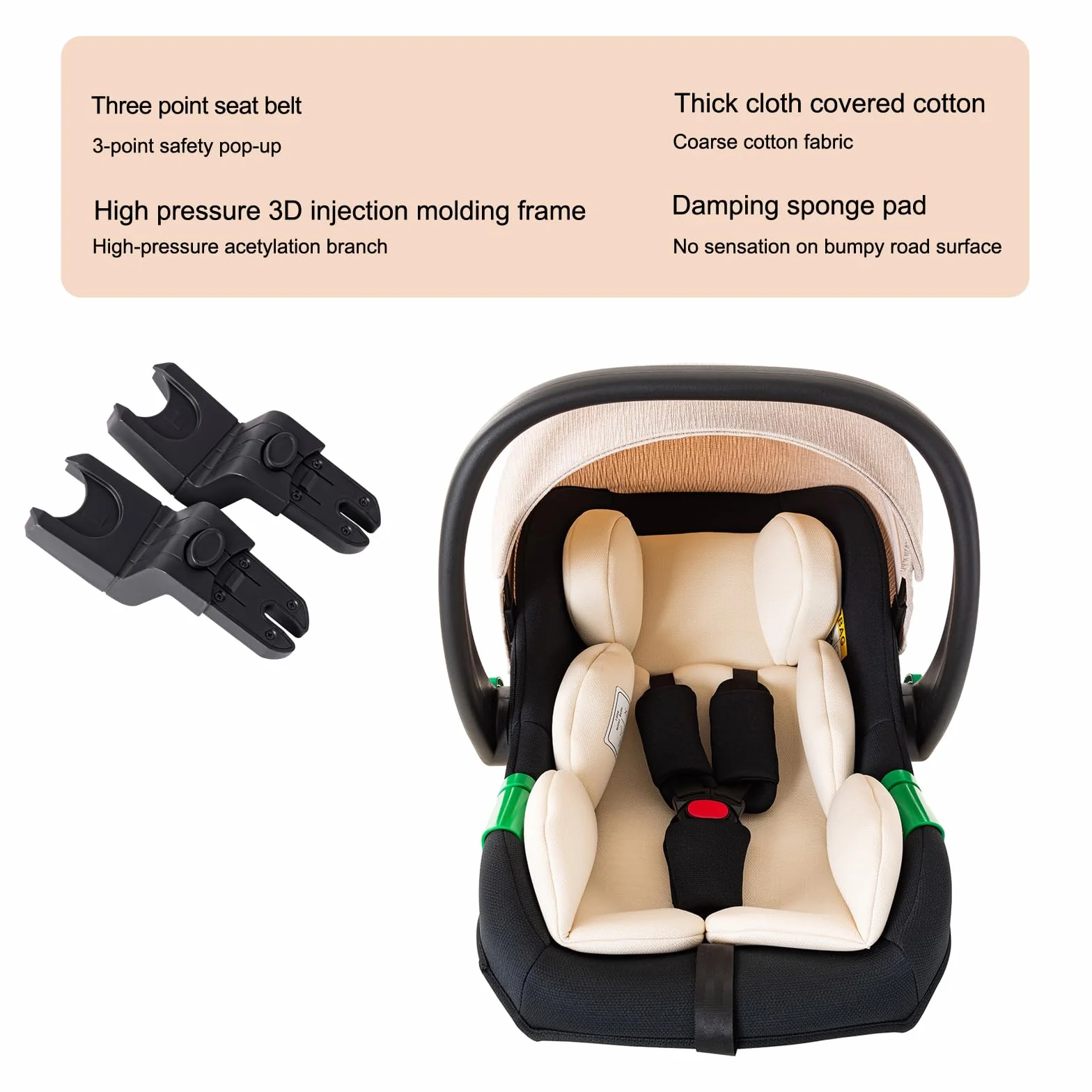 Passeggino Trio 3 in 1 D2 DEEPGREY, H2-D