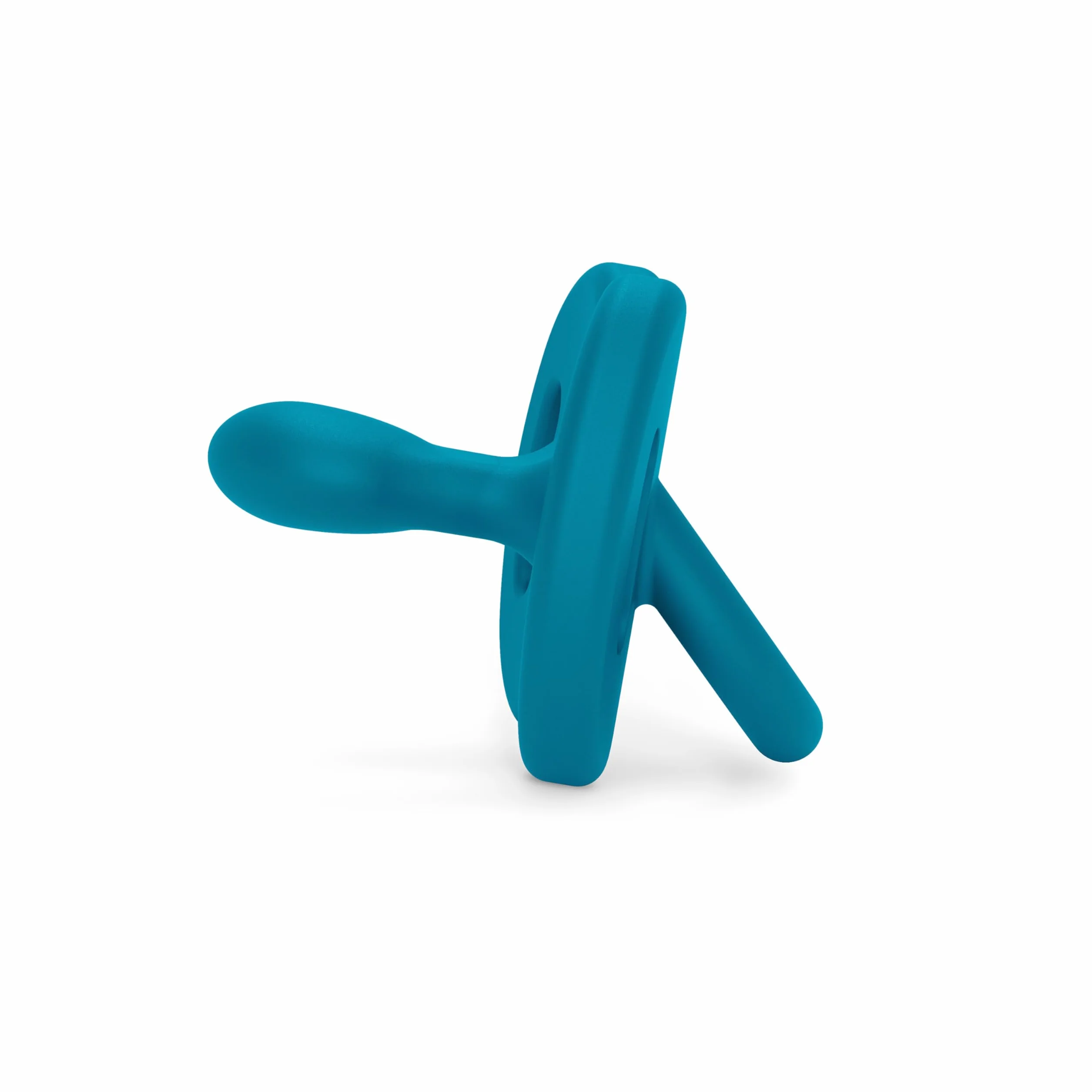 Suavinex Ciuccio Tutto in Silicone per Bambini 6/18 Mesi Tettarella Fisiologica Sx Pro Blu Oceno