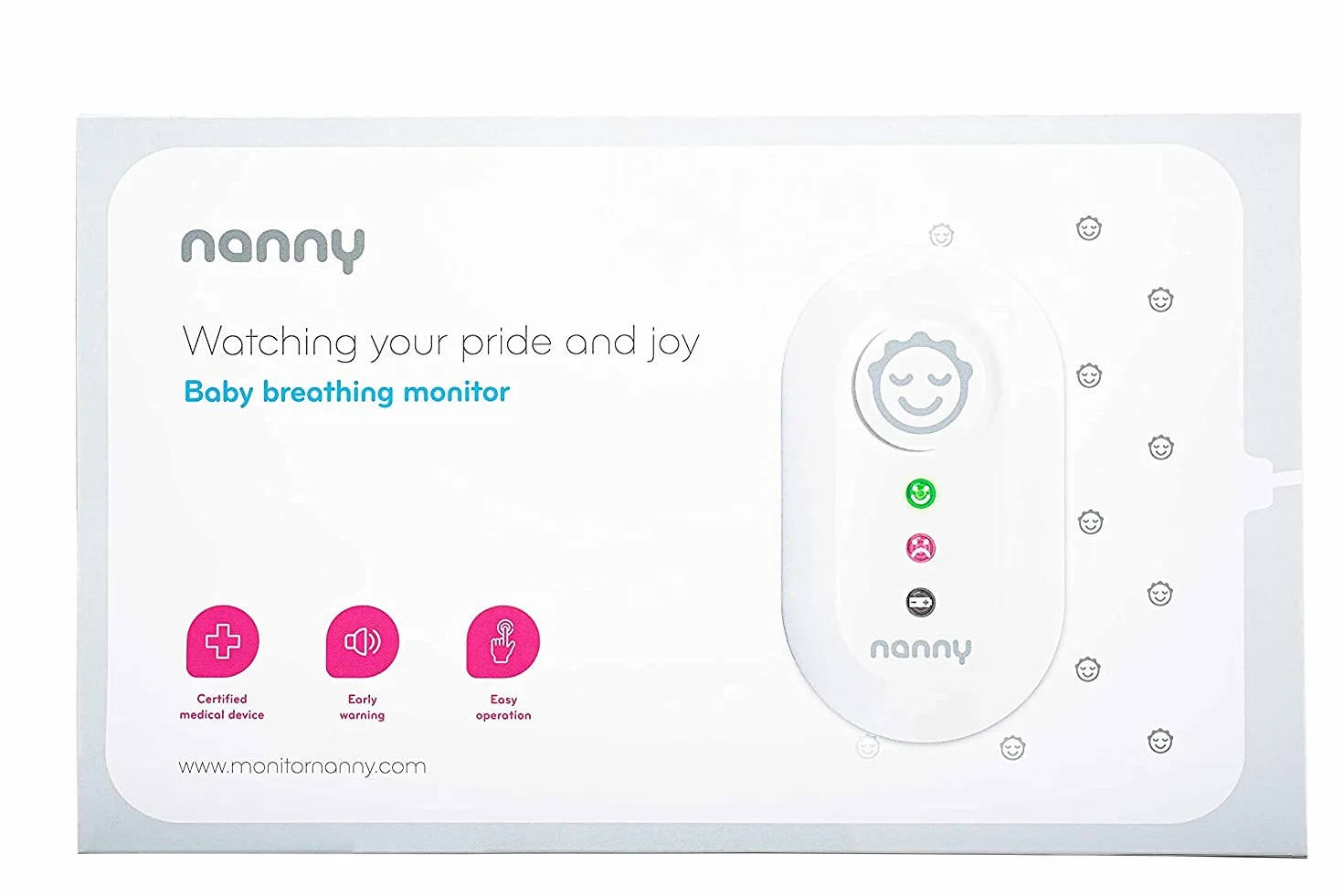 BM-02 Babyphone Respiration Monitor Sensor Mat Breathing Monitor for Babies