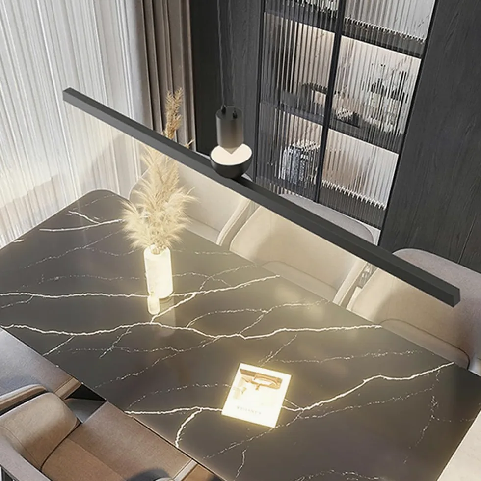Moderna Lampada a Sospensione lineare a LED per soffitto, Lampada da Cucina Minimalista, Lampada a Sospensione a Striscia Lunga per Ufficio, Tavolo da Pranzo