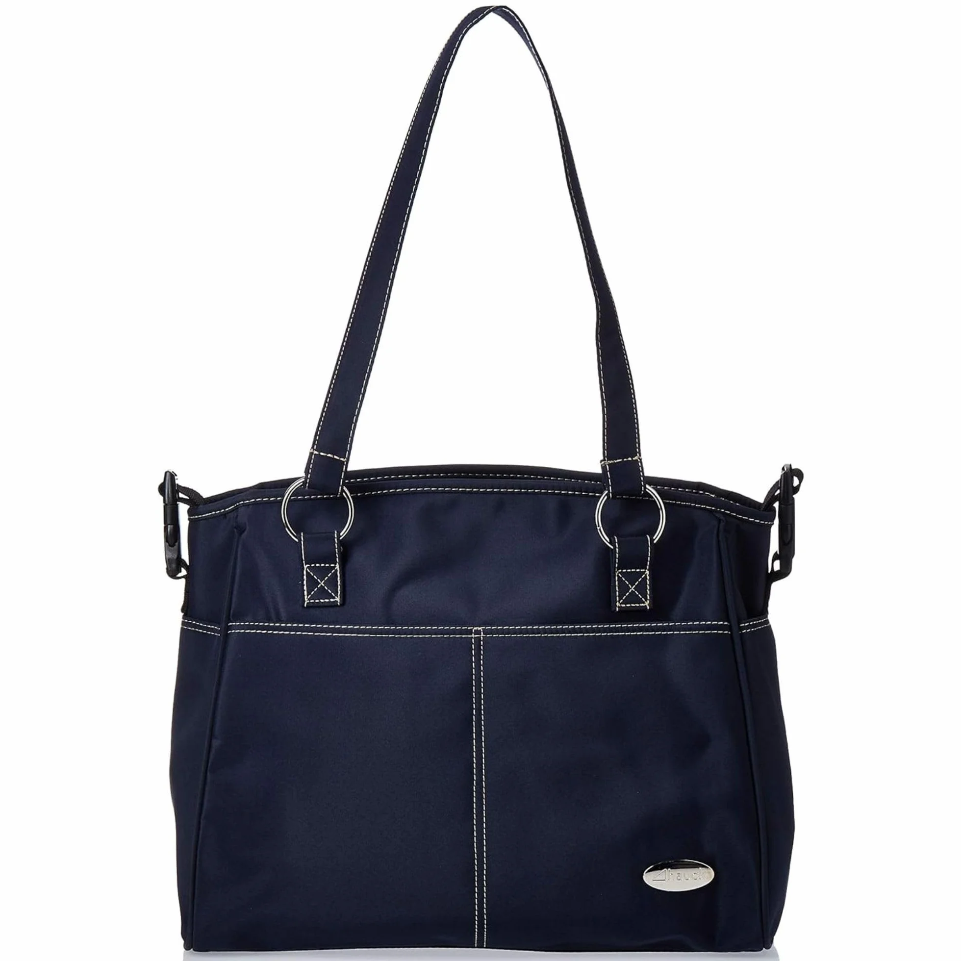 Hauck City Bag Blu Navy Borsa Fasciatoio Portatile con Materassino e Ganci Passeggino