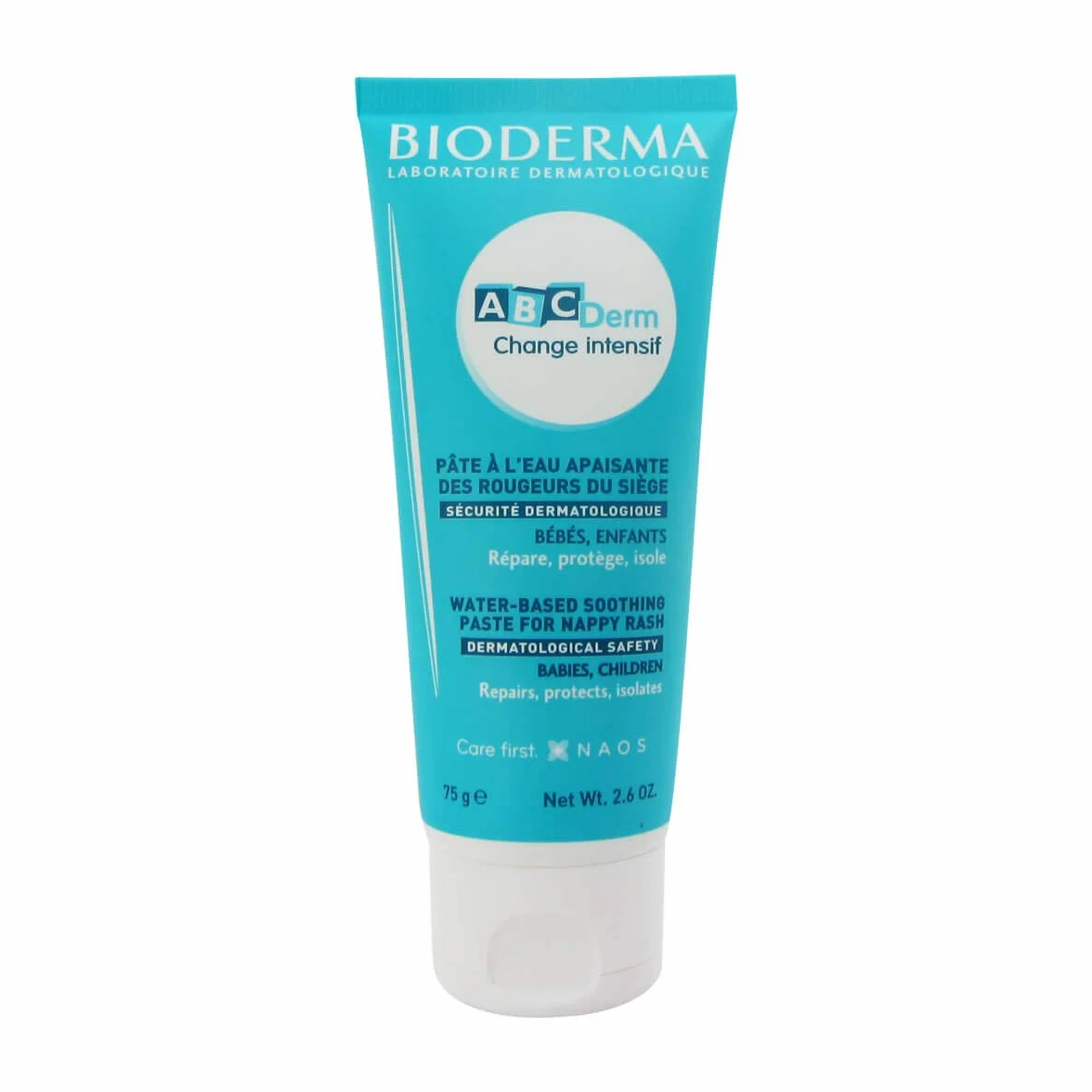 Bioderma ABCDerm Change Intensif Woda Pasta na Odparzenia 75g