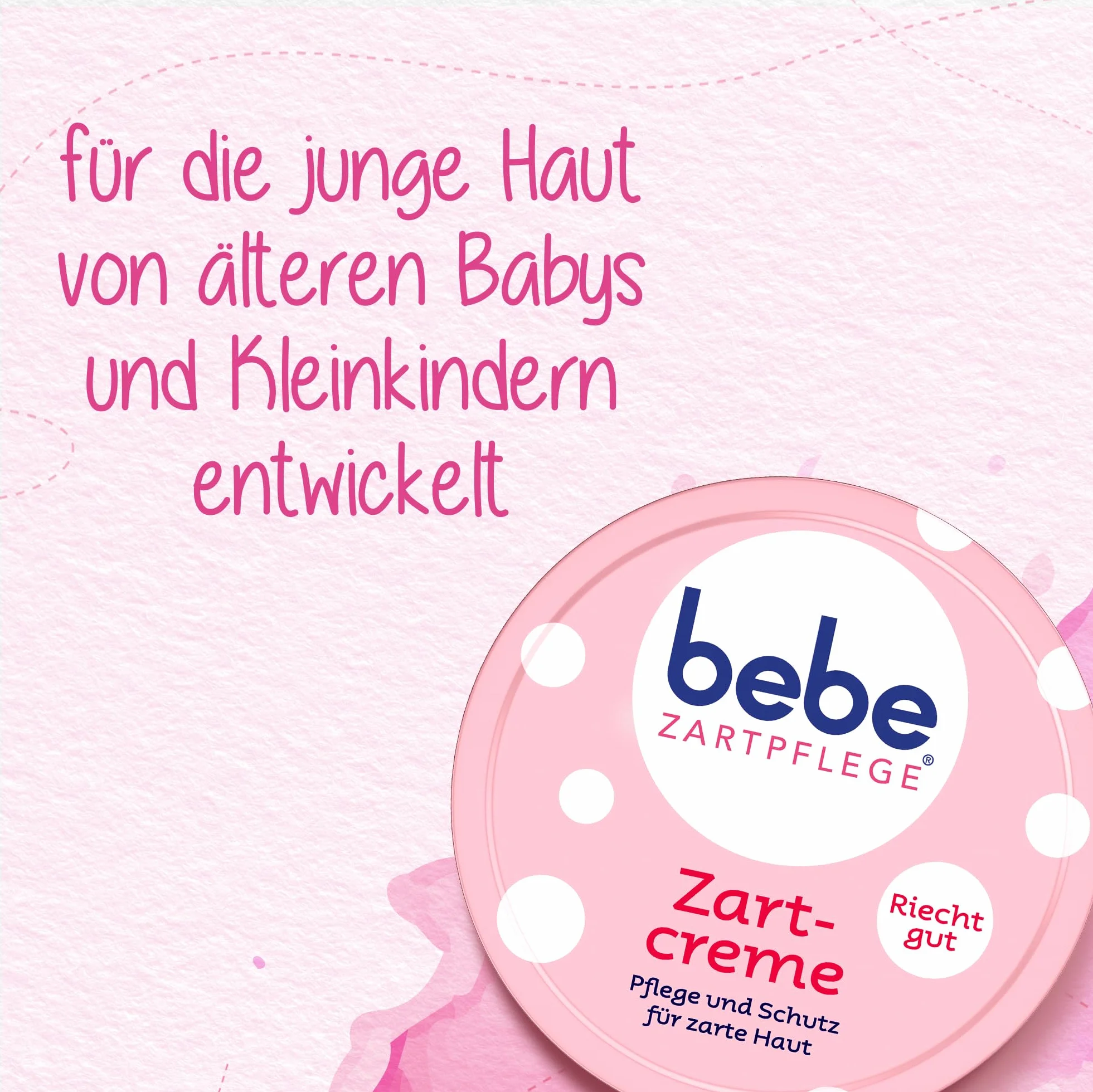 bebe Crema delicata con vitamina E per la pelle sensibile dei bambini