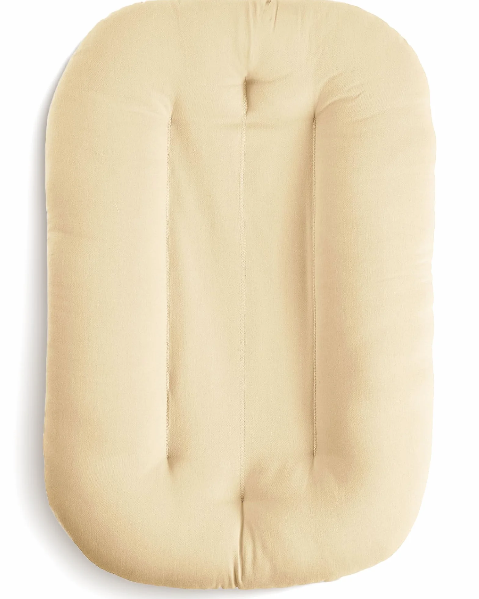 Snuggle Me® Nido Neonato 0-9 Miesiąc - Poduszka Gniazdo z Bawełny Organicznej, Wypełnienie Fibrefill, Pranie w Pralce, Torba Podróżna Honey