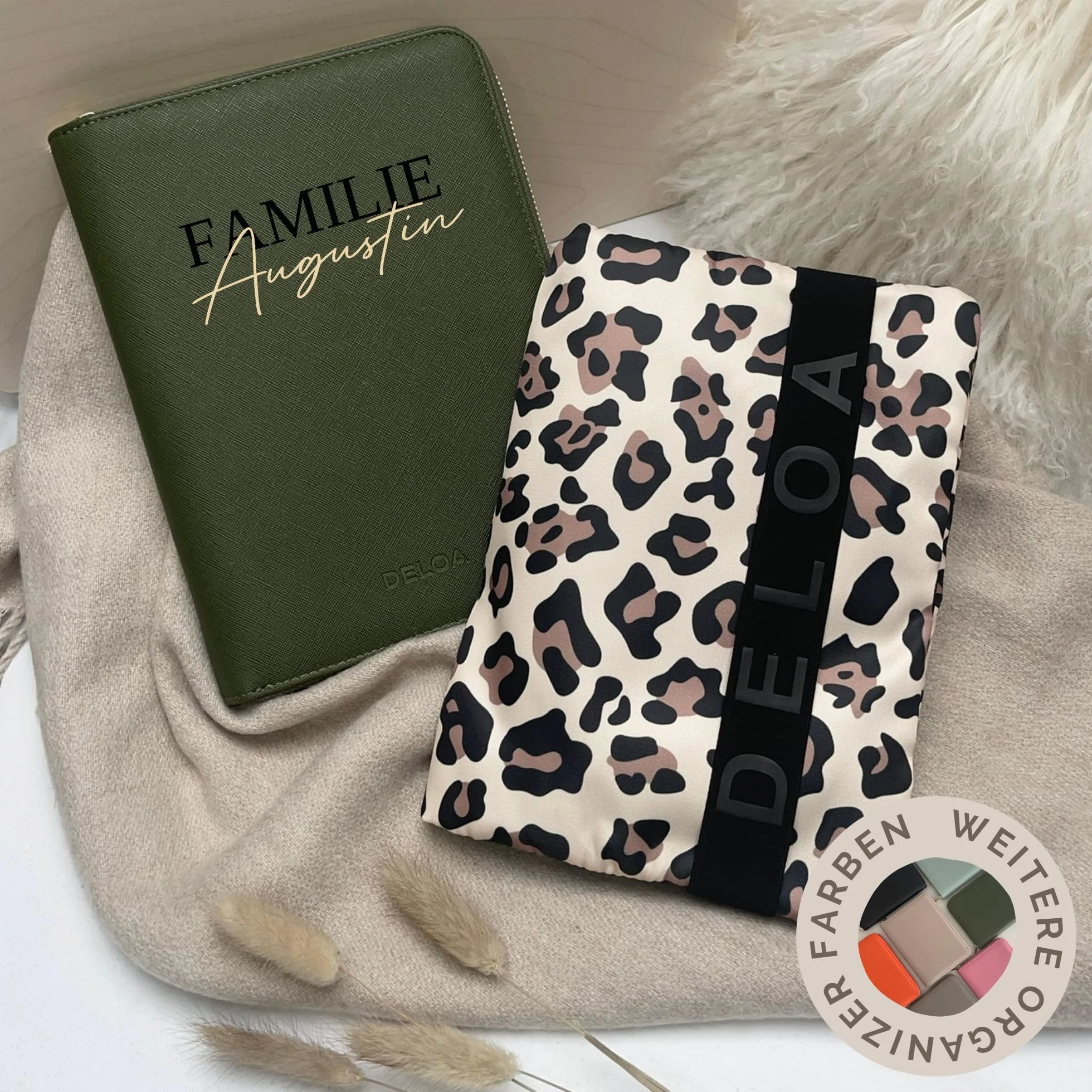 Borsa per pannolini da viaggio con molto spazio per bambini (limone)