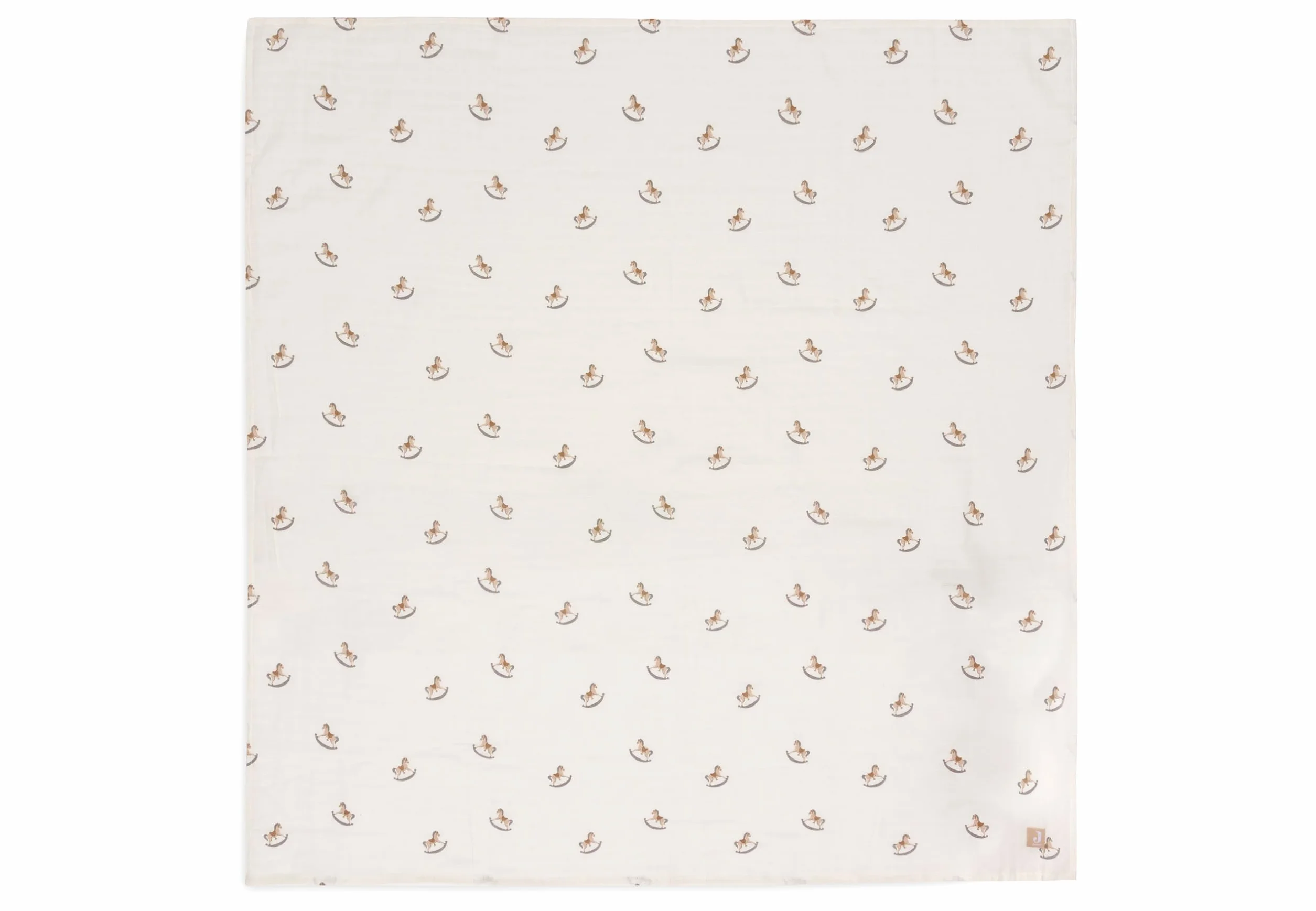Jollein Panno in mussola per bambini 115x115 cm 100% cotone Oeko-Tex confezione da 2 pezzi