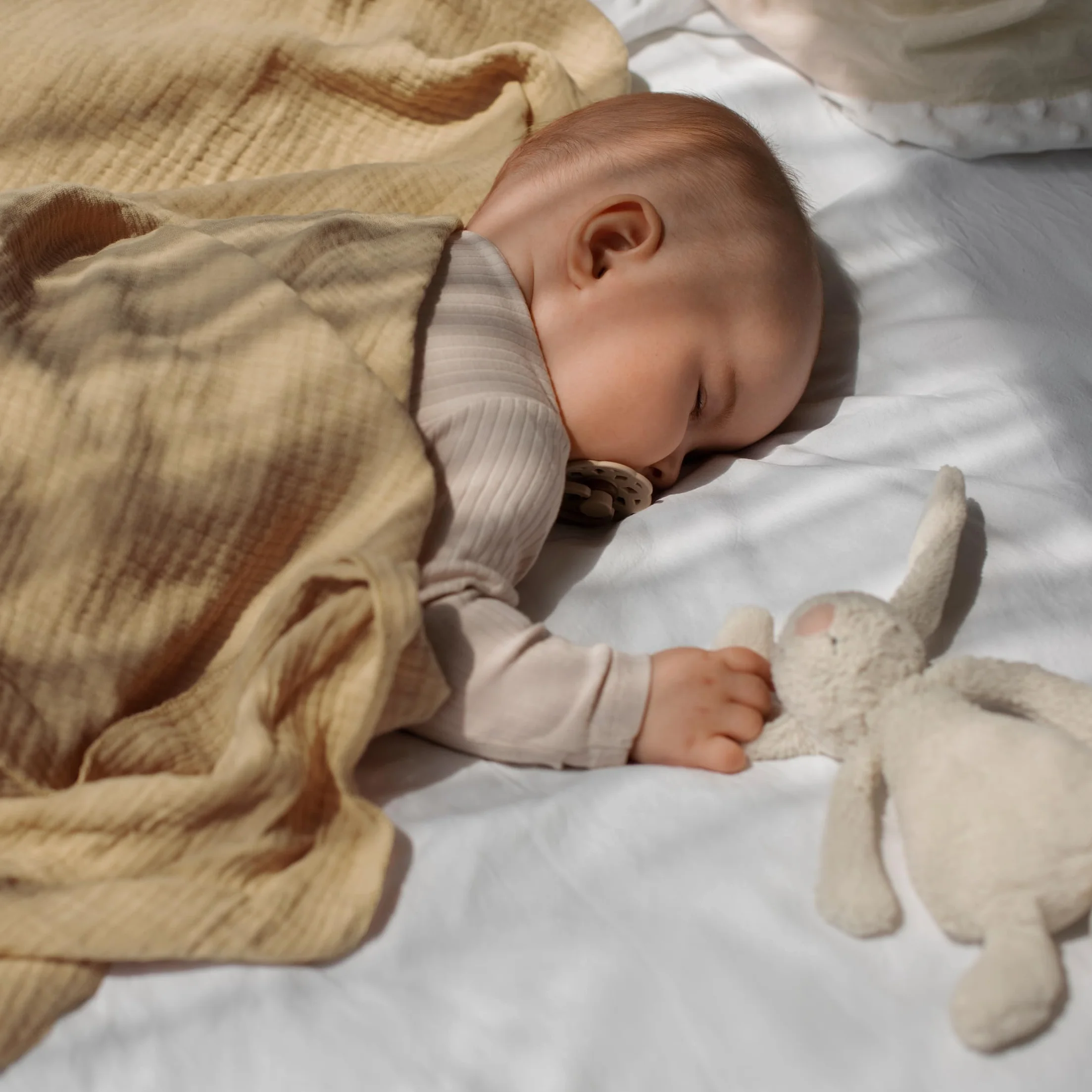 Mussole cotone 100% set di tre neonato garza
