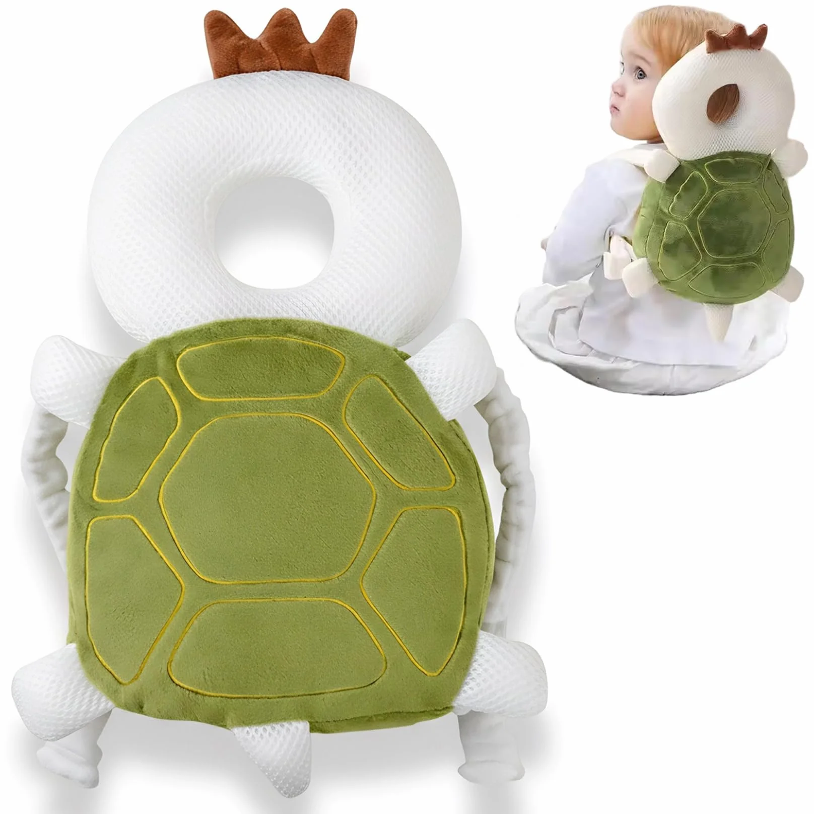 Zaino anticaduta per bambini con cuscino morbido protezione testa cinghia regolabile