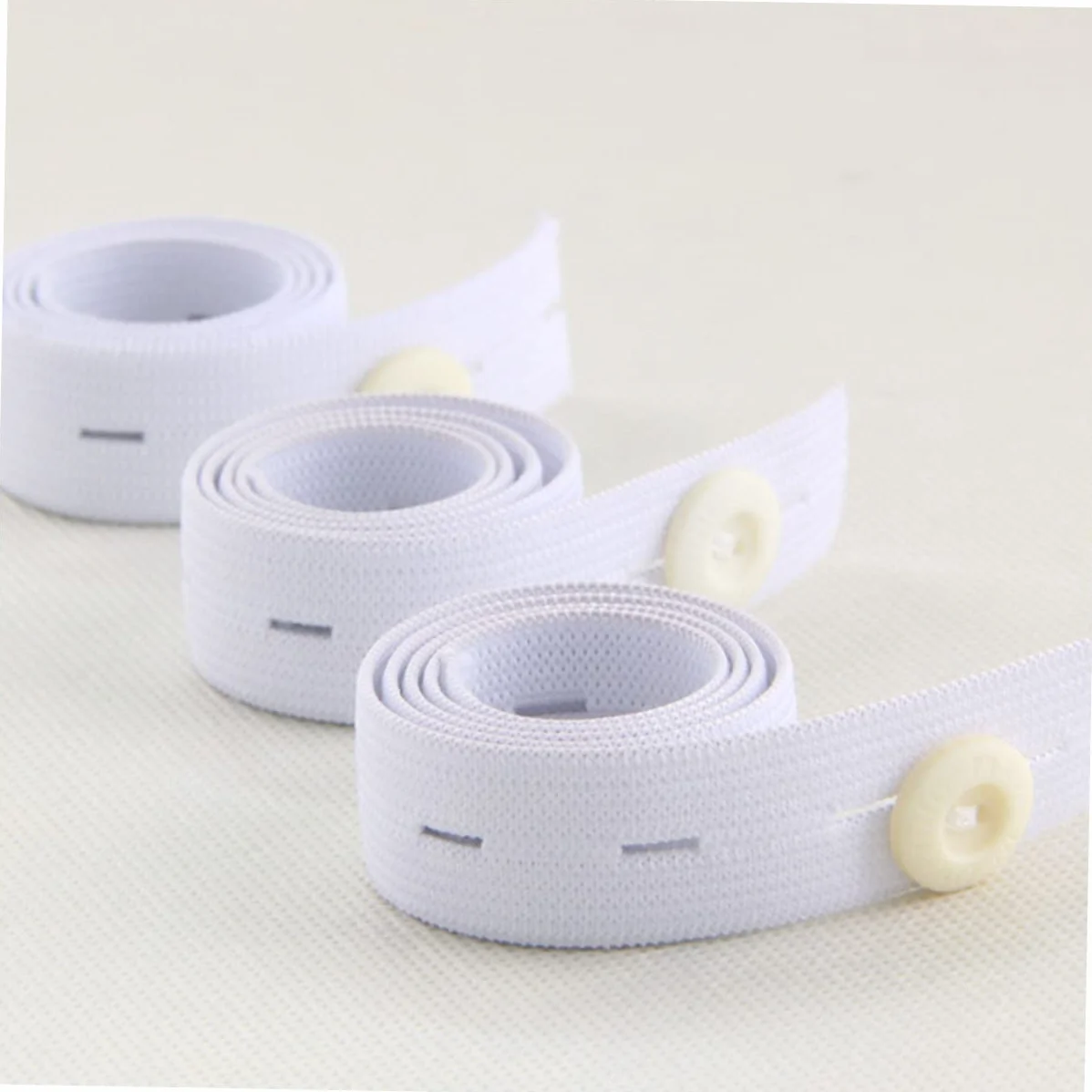 BESTonZON 15 pezzi Fibbia Per Pannolini Regolabili Cintura Fissaggio Elastica