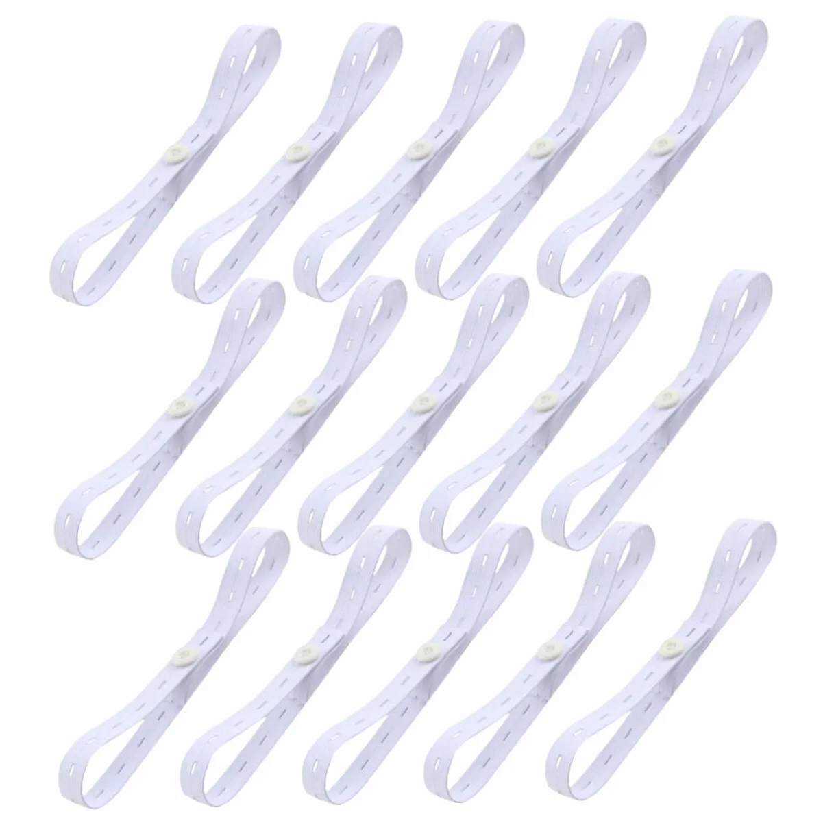 BESTonZON 15 pezzi Fibbia Per Pannolini Regolabili Cintura Fissaggio Elastica