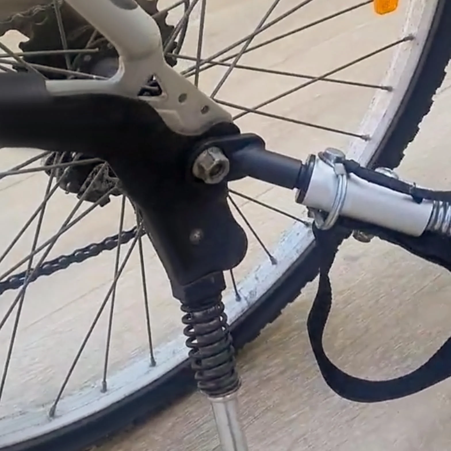 Gancio per bicicletta 2 pezzi con perno di sicurezza per cani bambini animali domestici