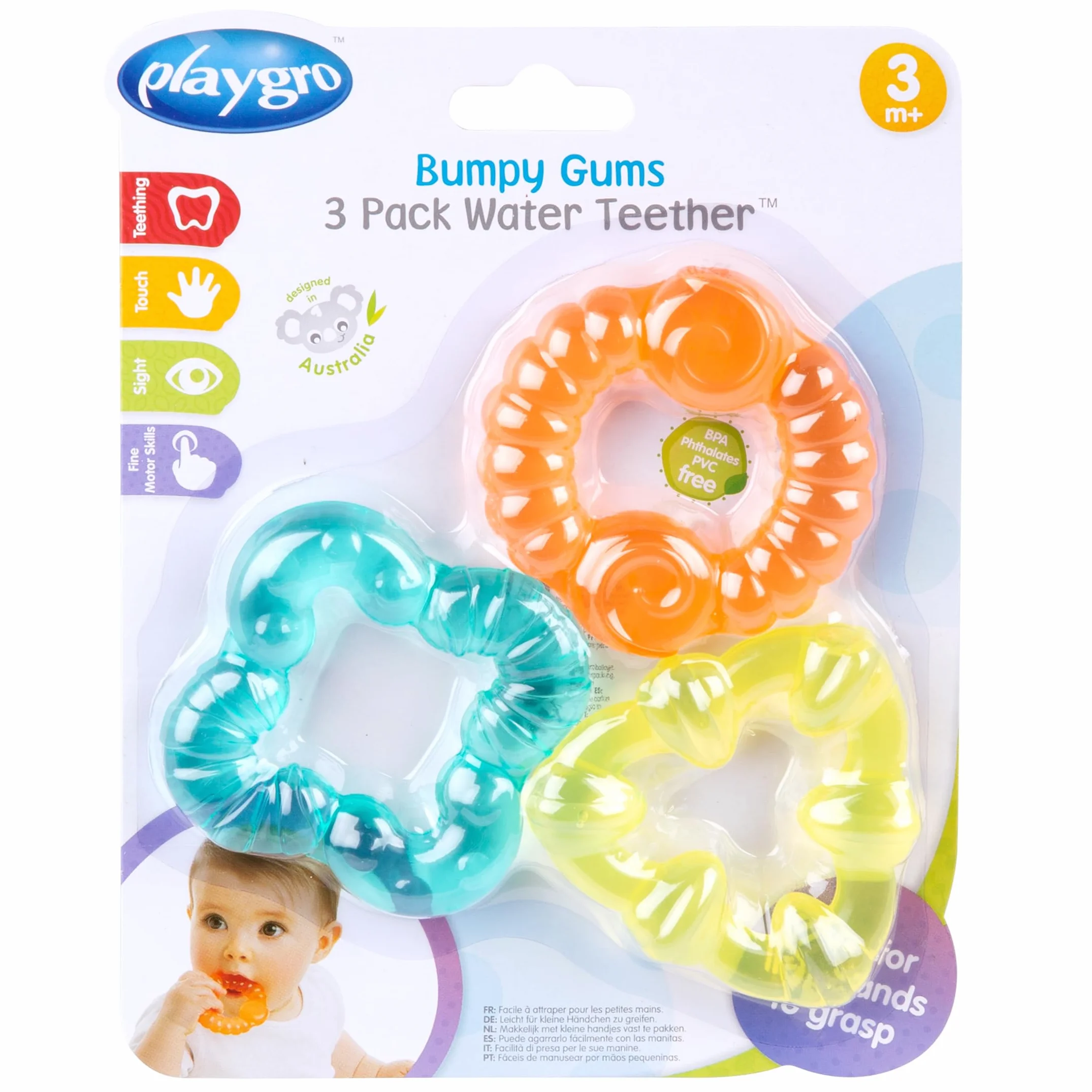 Playgro Massaggiagengive Riempito d'Acqua Bumpy Gums