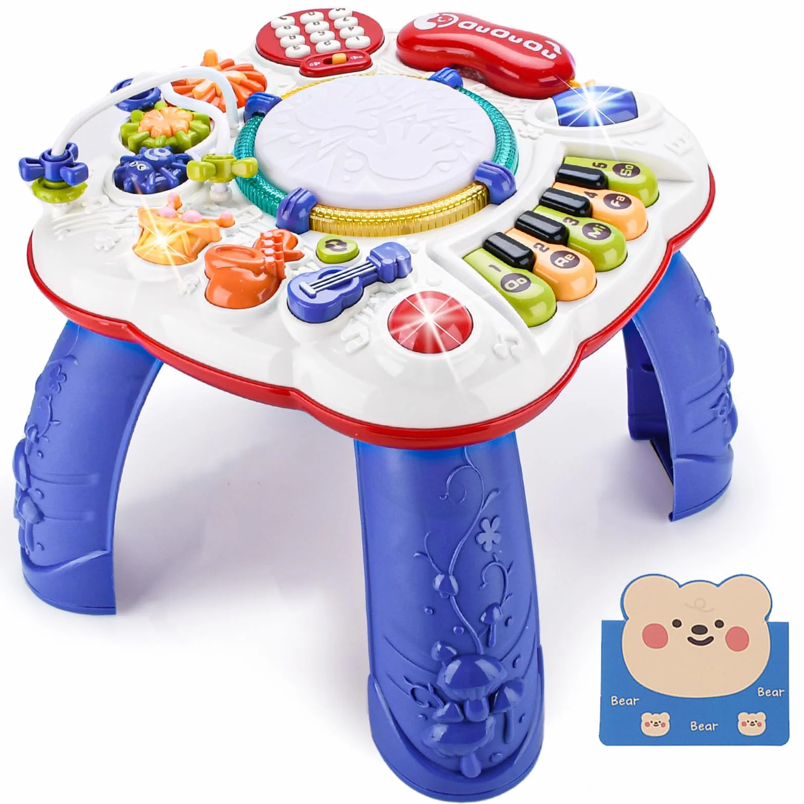 Little Tavolo Attività con Suoni e Luci Giochi Montessori Bambini 1 Anno