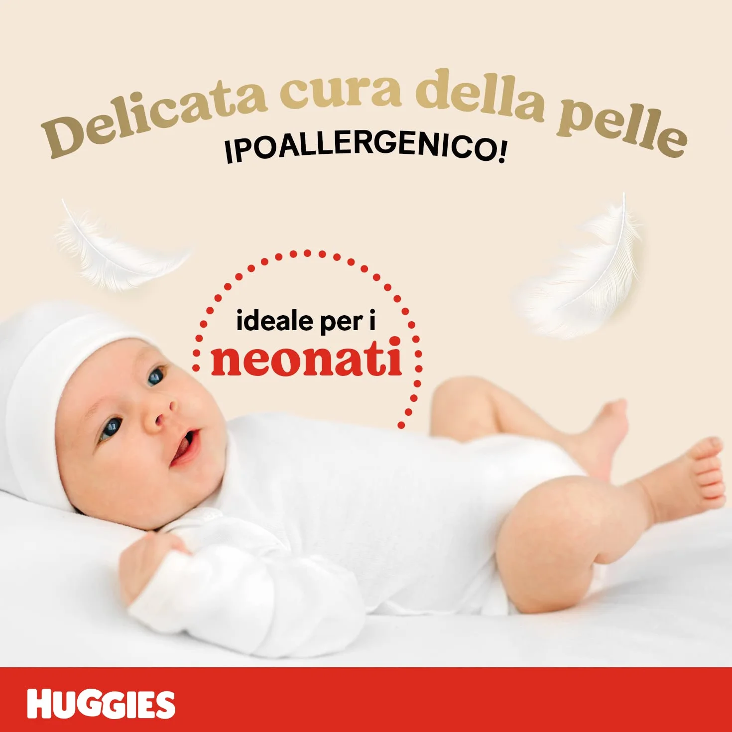 Huggies Extra Care Bebe Pannolini Taglia 1 (2-5Kg) Ipoallergenico 28 Pz