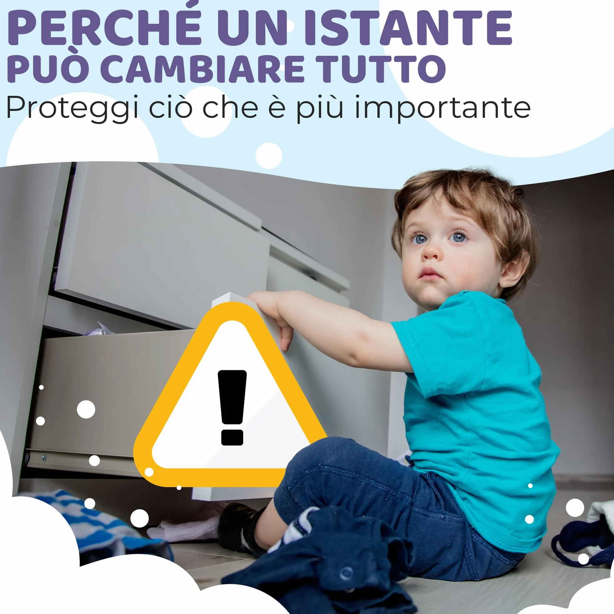 Chiusura Magnetica per Cassetti & Ante 12 Serrature 3 Chiavi Blocco Sicurezza Magnetico per Bambini