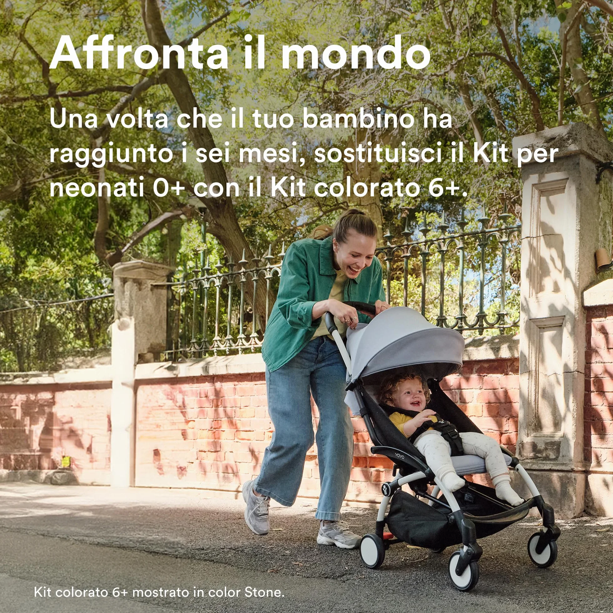 Stokke YOYO3 Passeggino con Newborn Pack - Telaio Nero, 6+ Color Pack Air France Blue, 0+ Newborn Pack Air France Blue