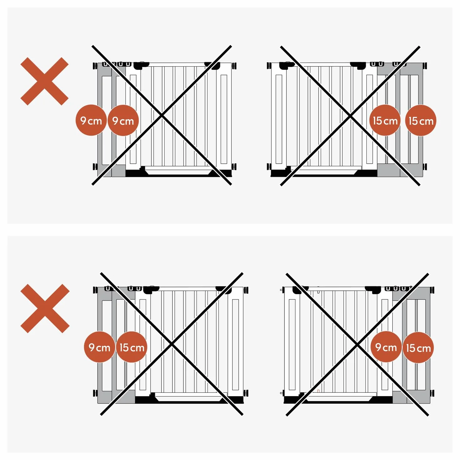 hauck Estensione da 9 cm Compatibile con Cancelletto di Sicurezza Clear Step Easyclose Eco, Legno di Faggio, Accessorio per Cancellino Bambini e Cani