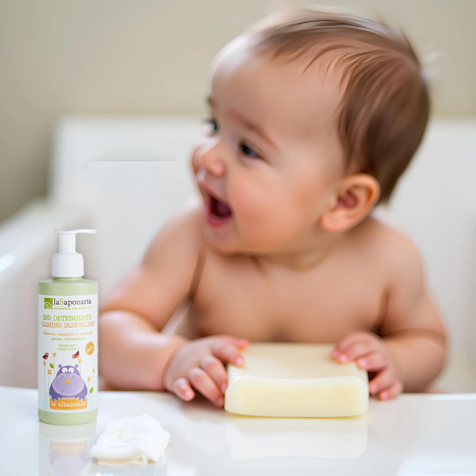 La Saponaria Crema detergente cambio pannolino lenitiva 190ml