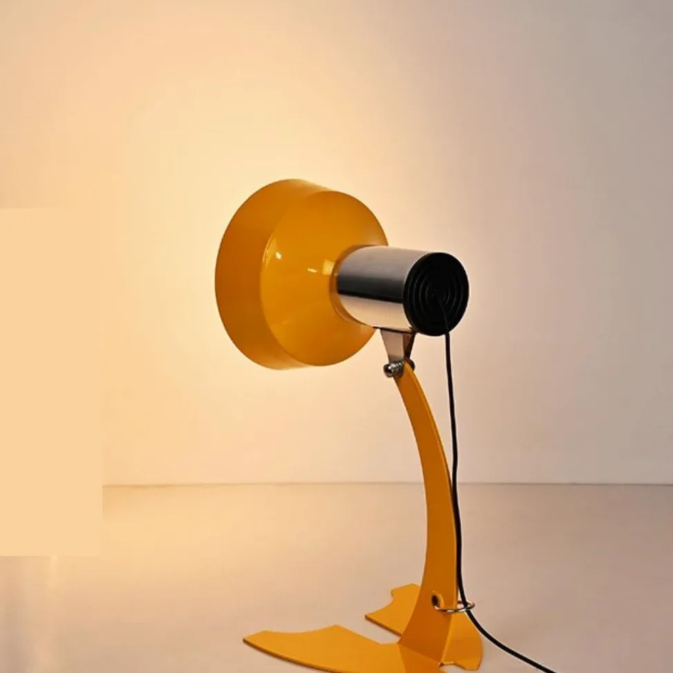 Lampada da tavolo a di pesce, luce notturna da lettura for studio | Design a di pesce, alimentazione USB, metallo, regolabile, luce da lettura da studio(White)