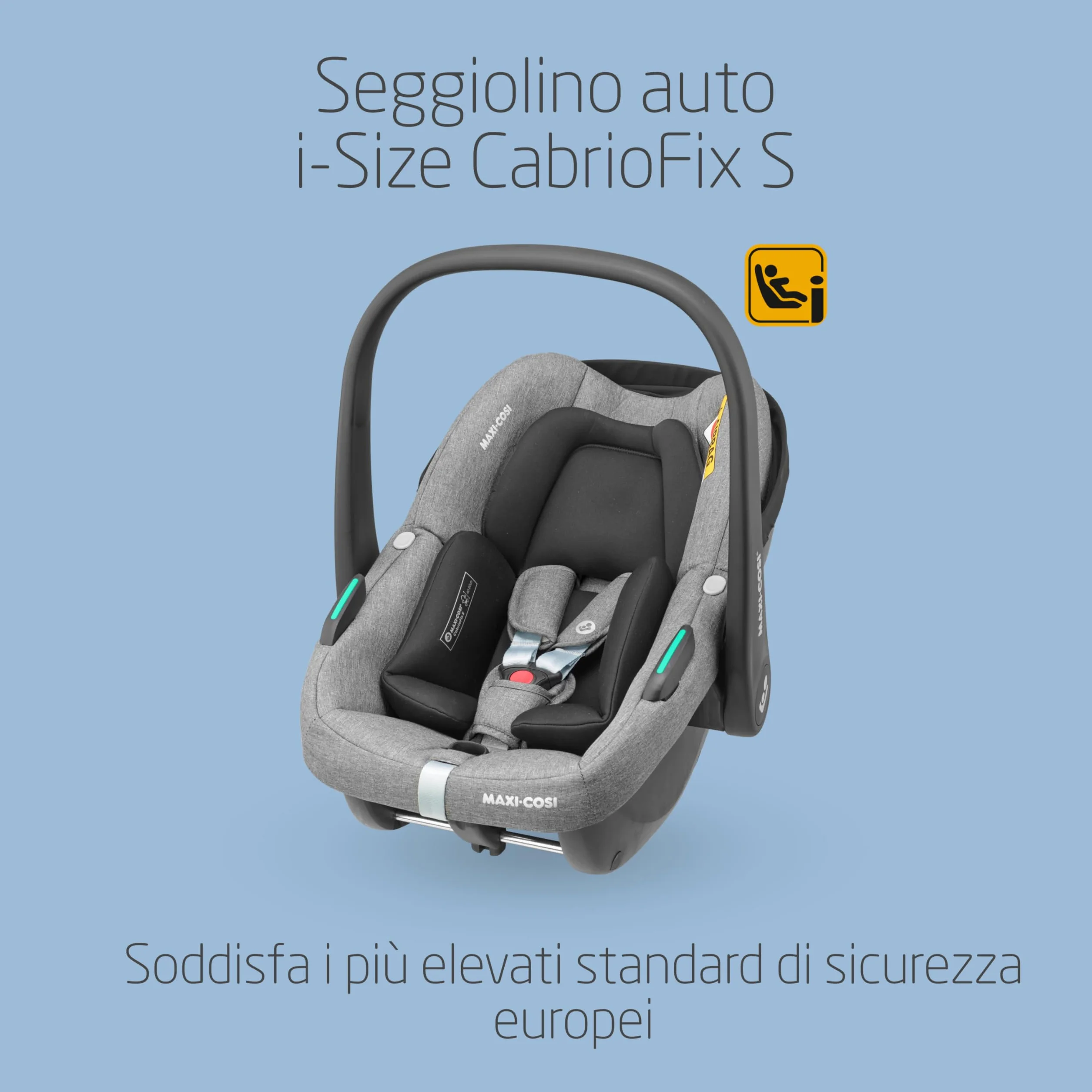 Maxi Cosi Zelia Select Trio Passeggino Trio 0-4 anni 0-22 kg CabrioFix S i-Size Grigio