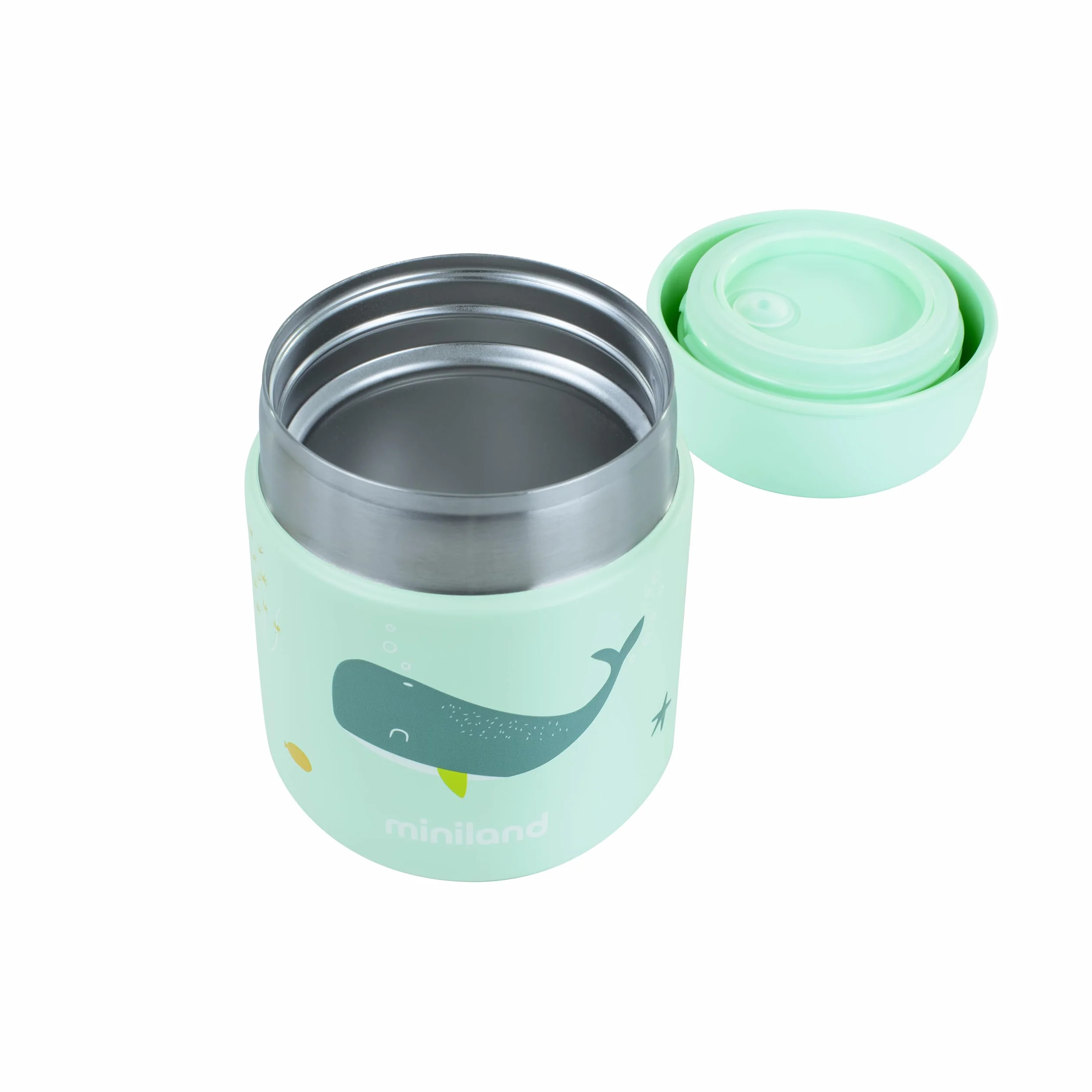 Miniland Thermos Bebè Alimenti 280ml Acciaio Inox Doppia Parete