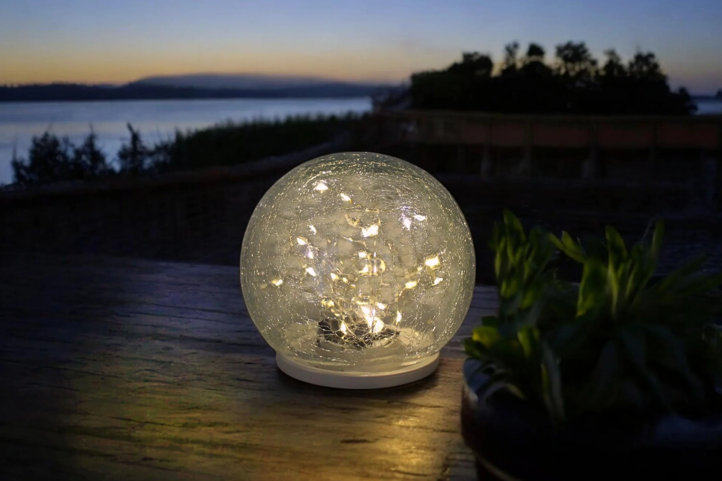 Lampada a sospensione solare e lampada da tavolo, set di 2 lampade solari per esterni, 15 cm, stile bohémien, con vetro di alta qualità con rete di iuta, decorazione da giardino, bianco caldo
