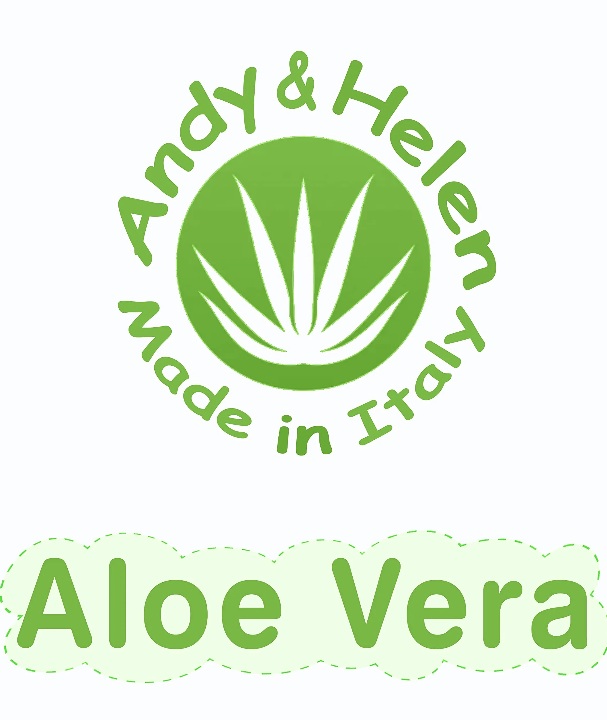 ANDY & HELEN Cuscino Culla Antisoffoco Aloe Vera 31x21x3 cm