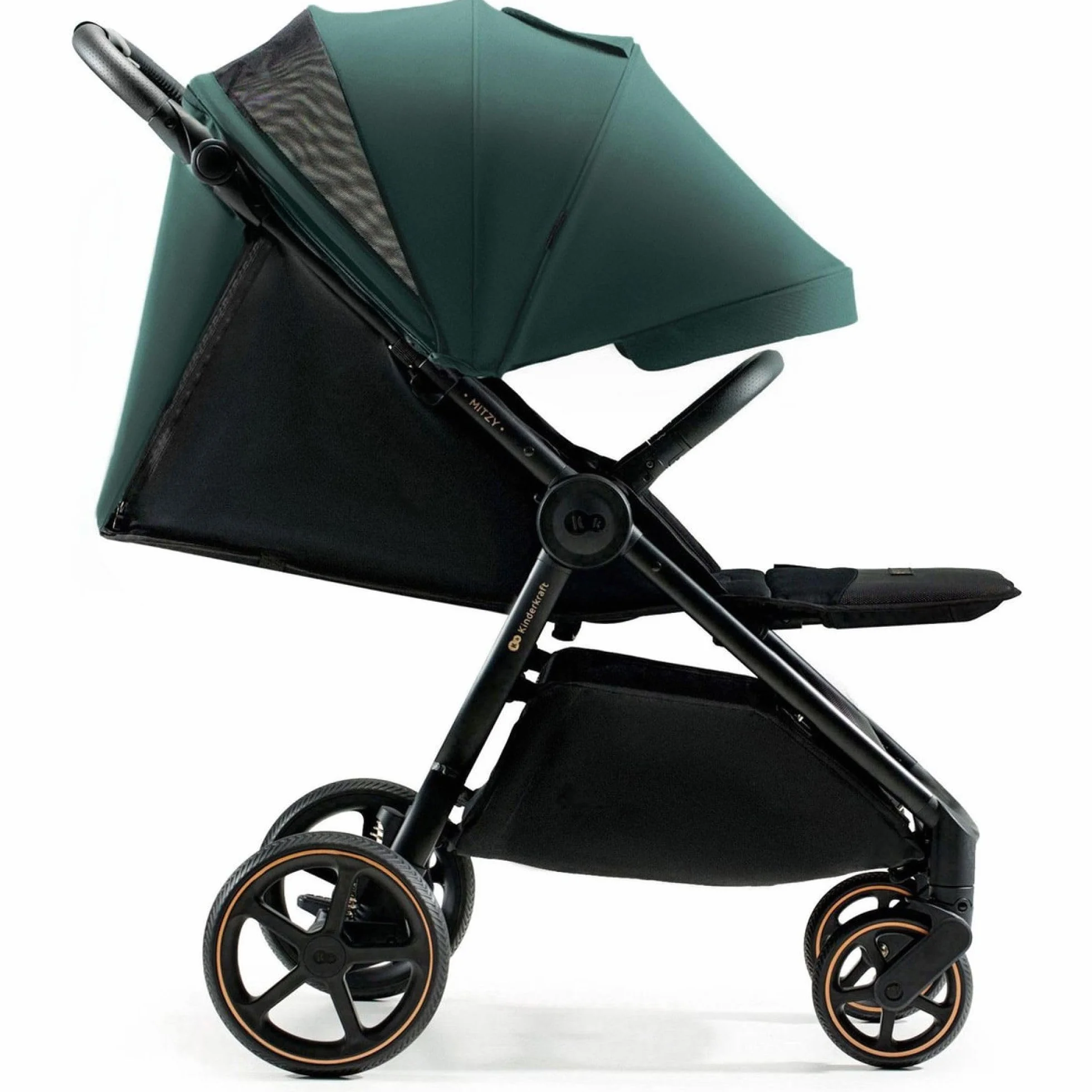 Kinderkraft MITZY Buggy Passeggino Reclinabile fino a 22 kg Leggero Pieghevole Verde