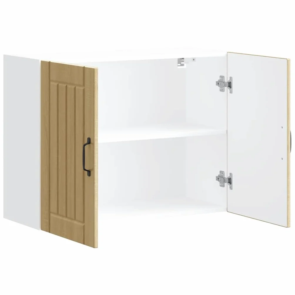 vidaXL Pensile da Cucina Lucca Rovere Sonoma Legno Multistrato