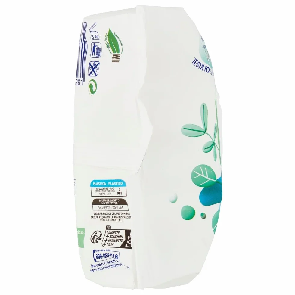 Fria Baby Sensation Acqua Pura Salviette per Cambio Pannolino, 98% Acqua Purificata, 70 Salviette