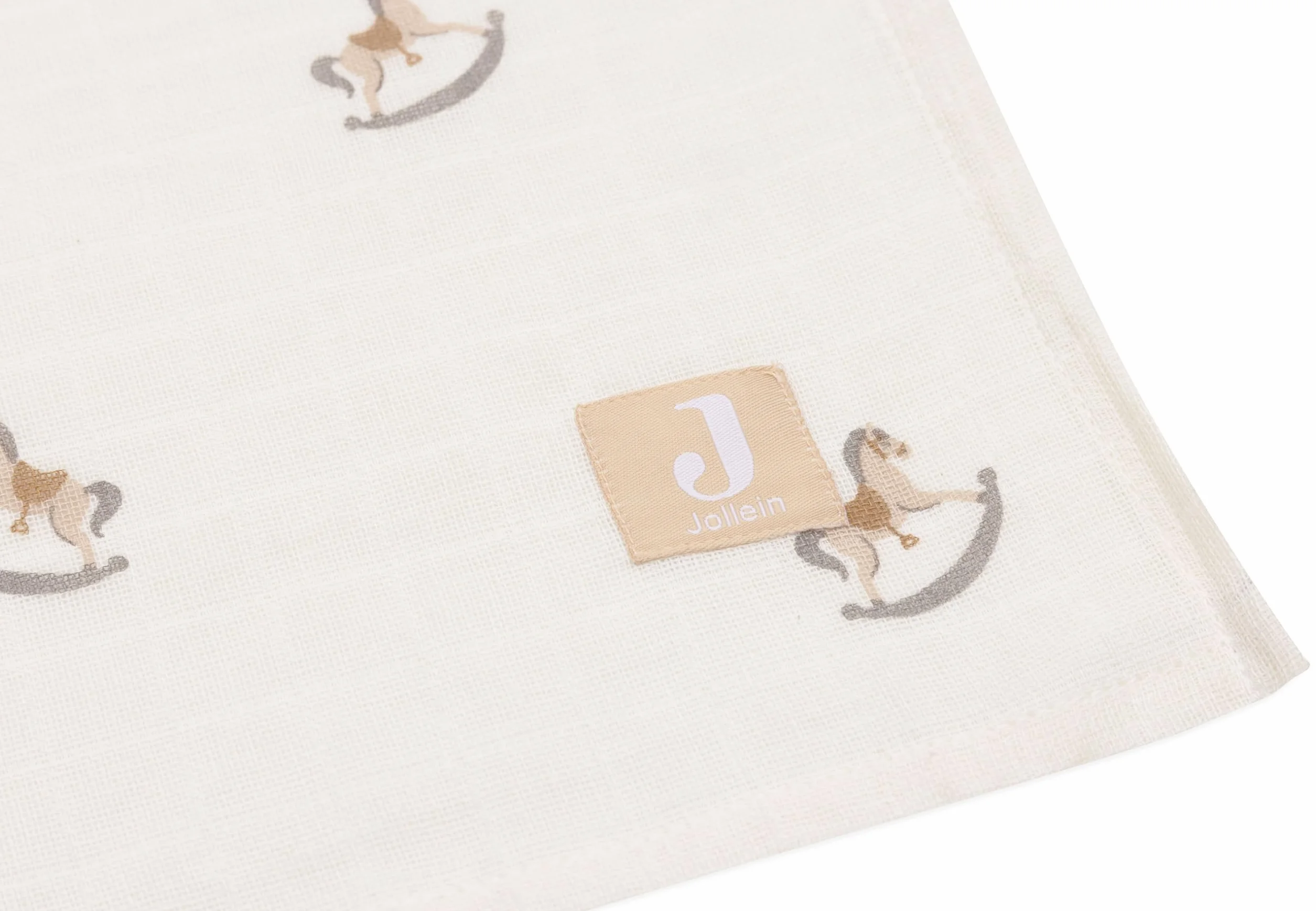 Jollein Panno in mussola per bambini 115x115 cm 100% cotone Oeko-Tex confezione da 2 pezzi