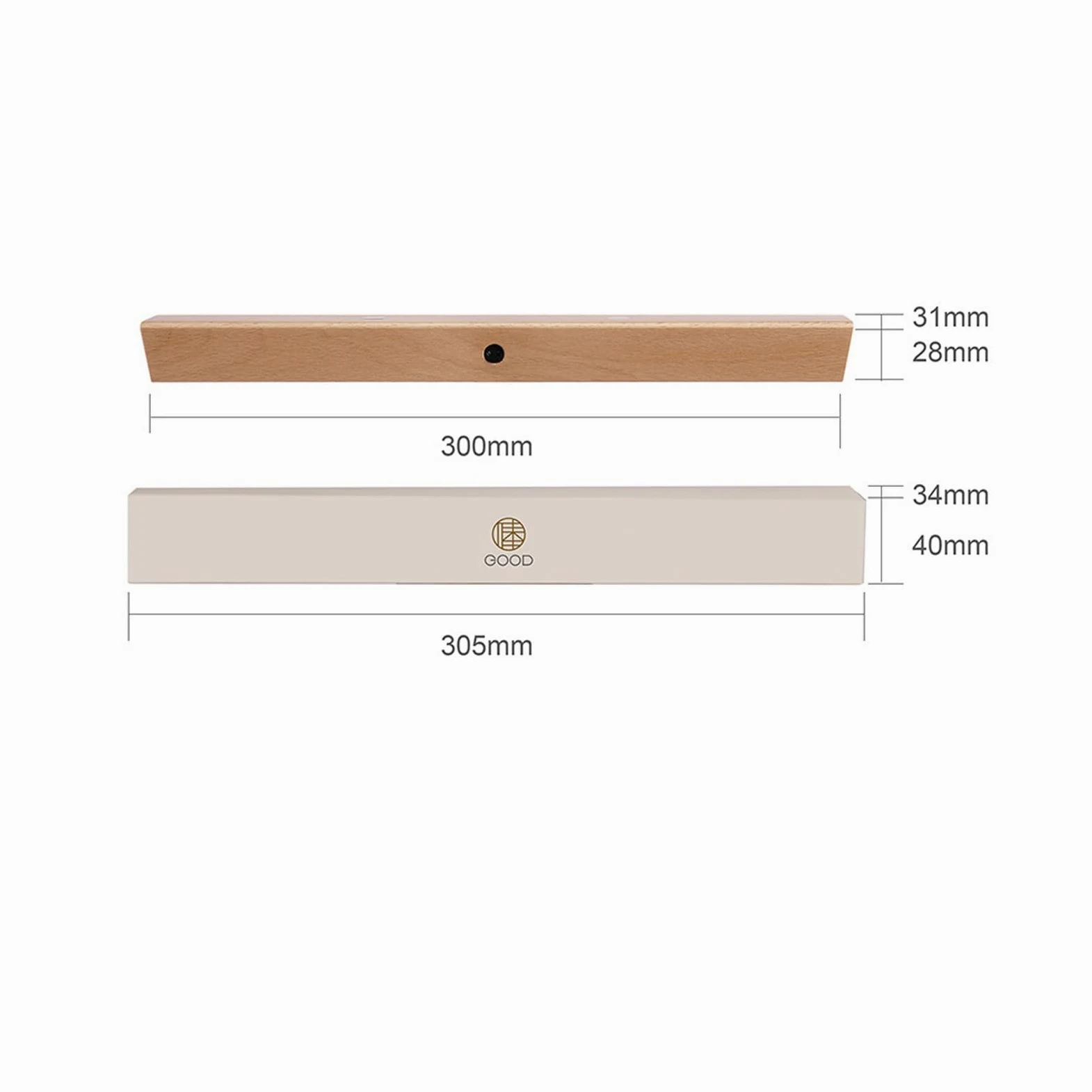 Lampada da parete wireless per interni con sensore, ricaricabile tramite USB, luce calda 2700 K, per armadio e camera da letto, confezione da 1, comodo funzionamento con interruttore