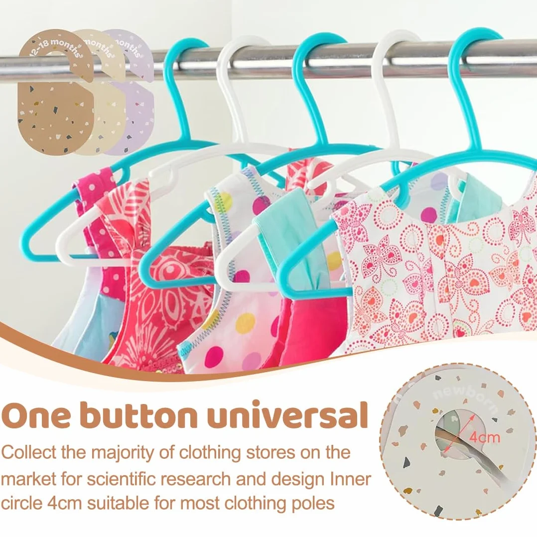 Divisori Armadio Bambini Legno Neonato 24 Mesi 8pz