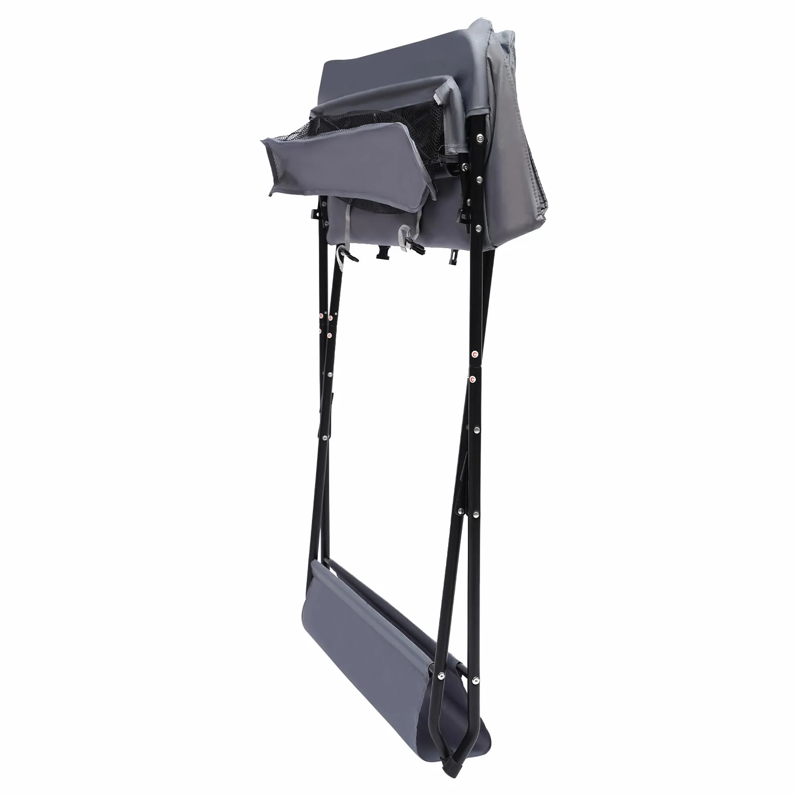 Comò fasciatoio pieghevole con cintura di sicurezza e ripiani, portata 25 kg