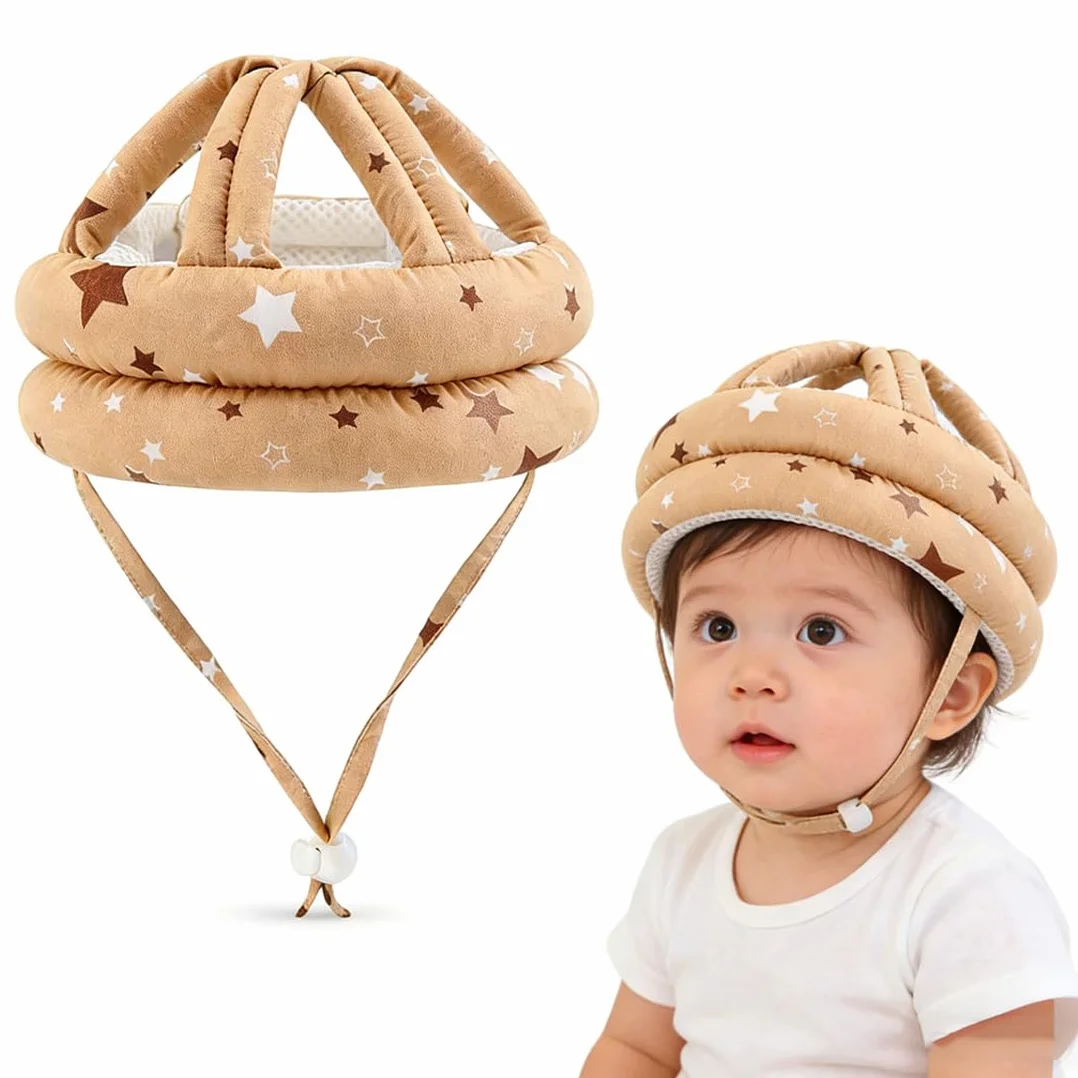 Casco Neonato Primi Passi Anticaduta per Bambini 6-36 Mesi