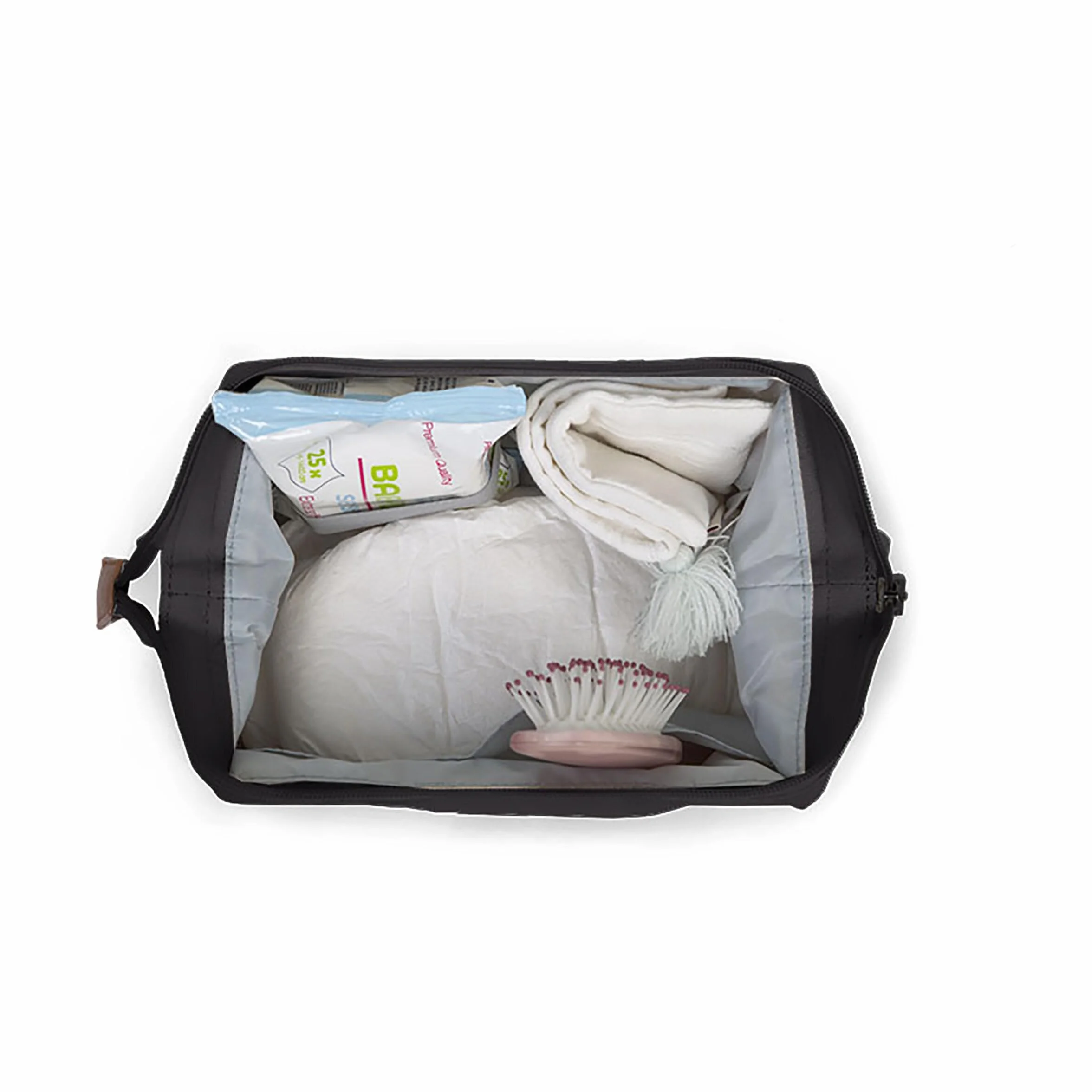 CHILDHOME Astuccio da toilette per neonato idrorepellente nero e oro