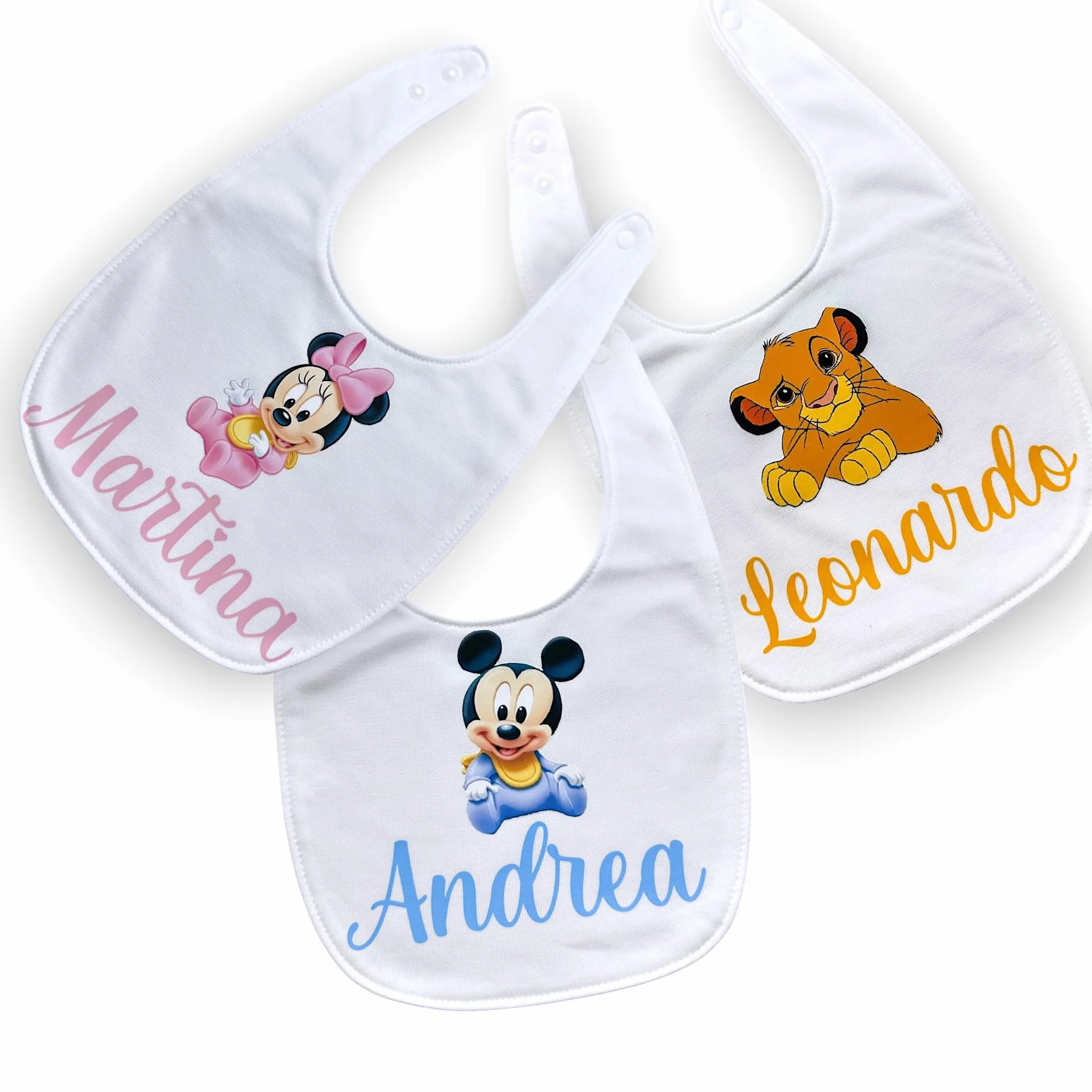 Catenella Portaciuccio Personalizzata con Nome per Neonati, Clip Ciuccio Universale Anticaduta, Idea Regalo Nascita (Topolino)