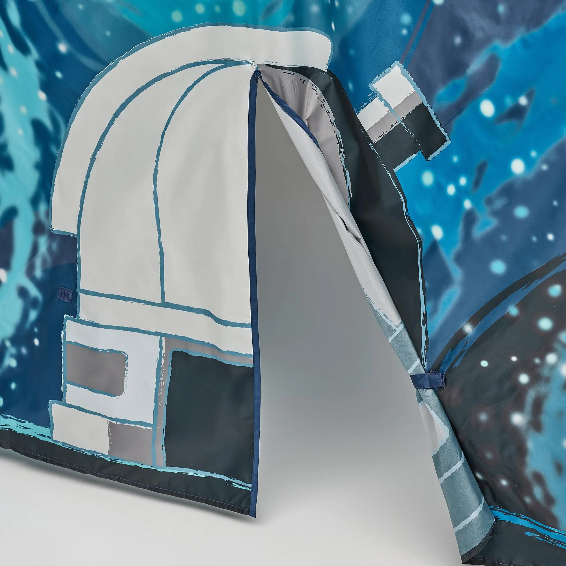 Tenda da letto Kura spazio blu