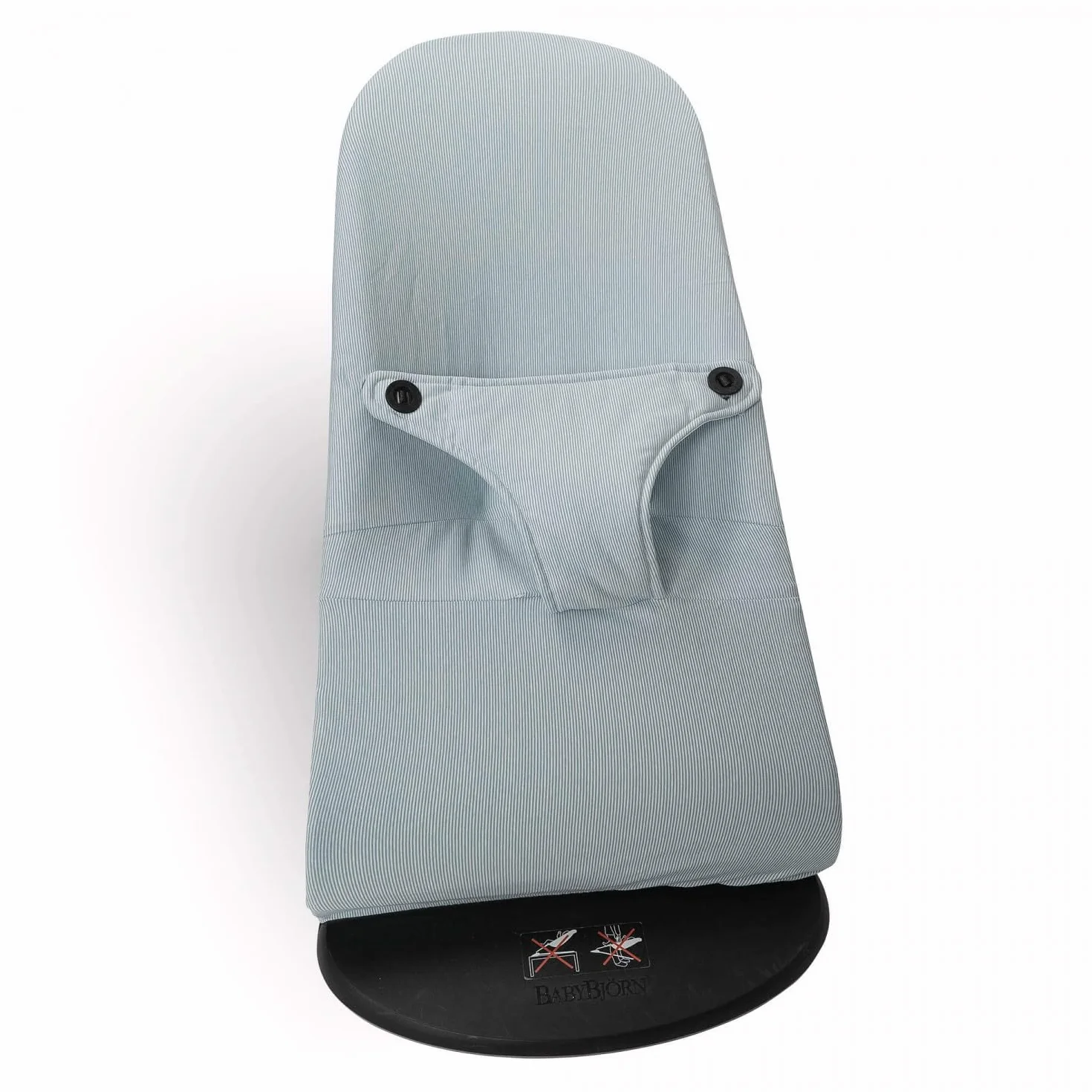 Fodera in cotone anallergico ipermorbido traspirante per amaca BabyBjörn Balance Soft Bliss Basic Rayita Acquamarina
