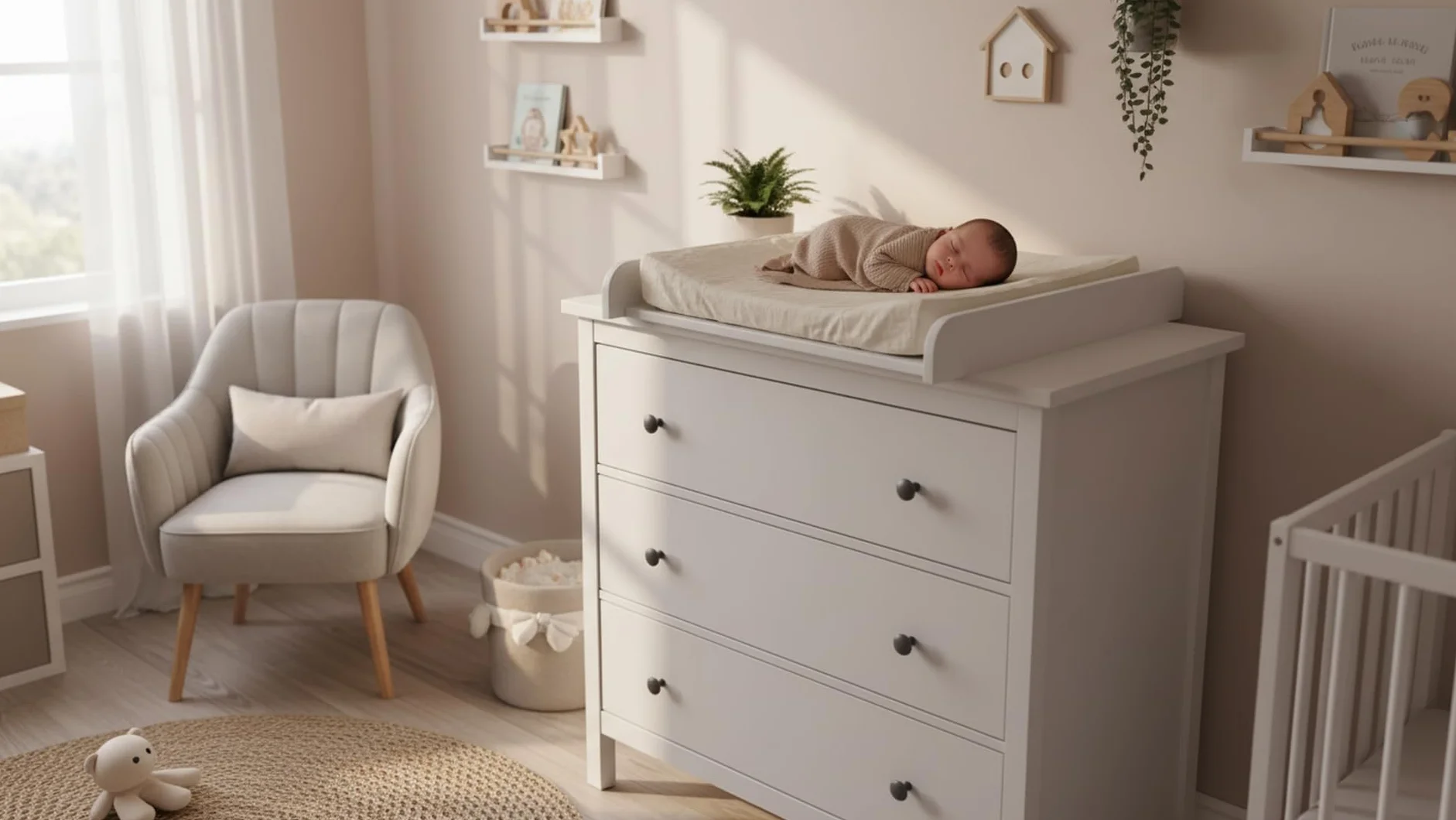 Fasciatoio in legno laminato bianco per cassettiera IKEA Malm 79x9,6x76,3cm