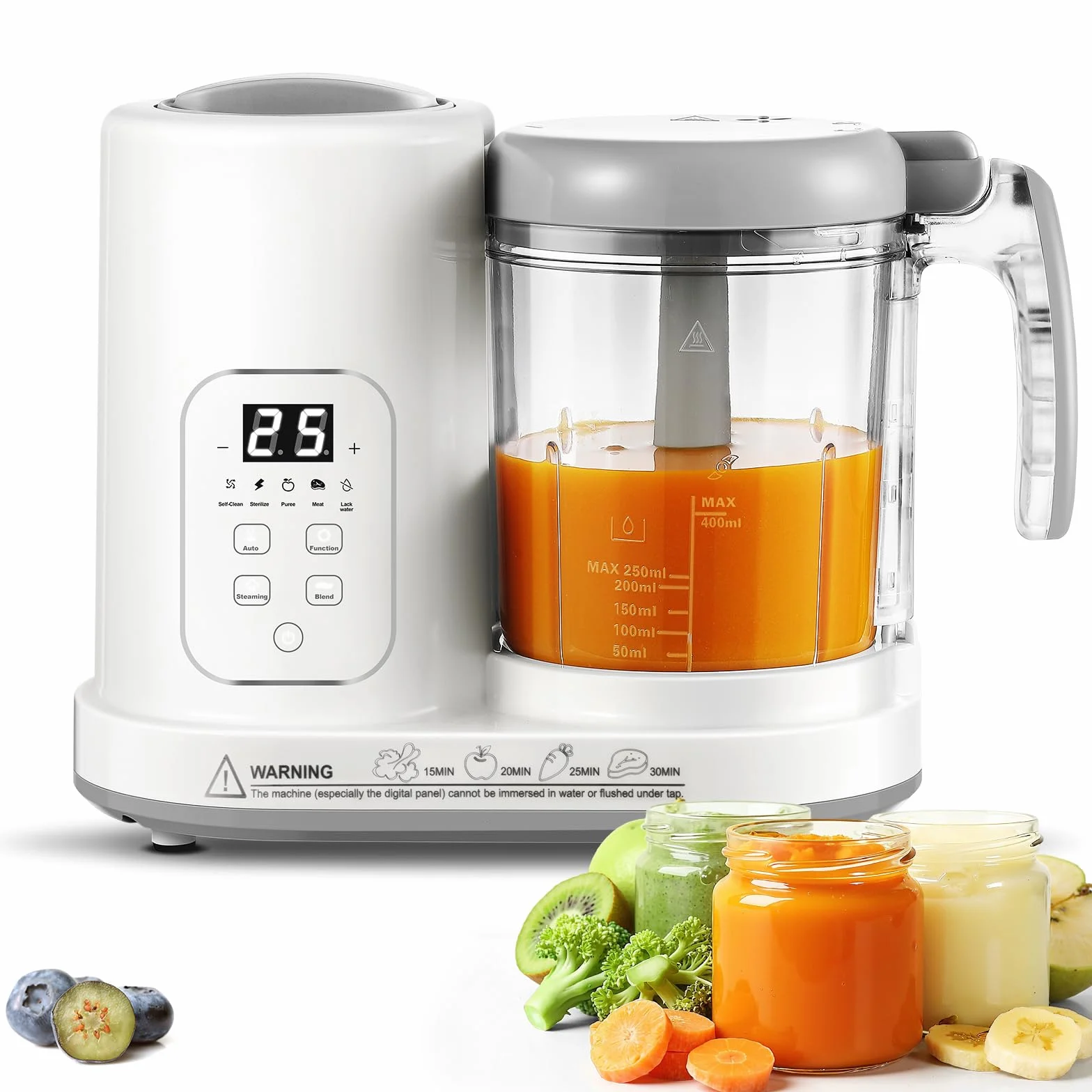 TopStrong Omogeneizzatore per Neonati Baby Food Maker Vapore Mixer Pulizia Automatica Riscalda Scongela